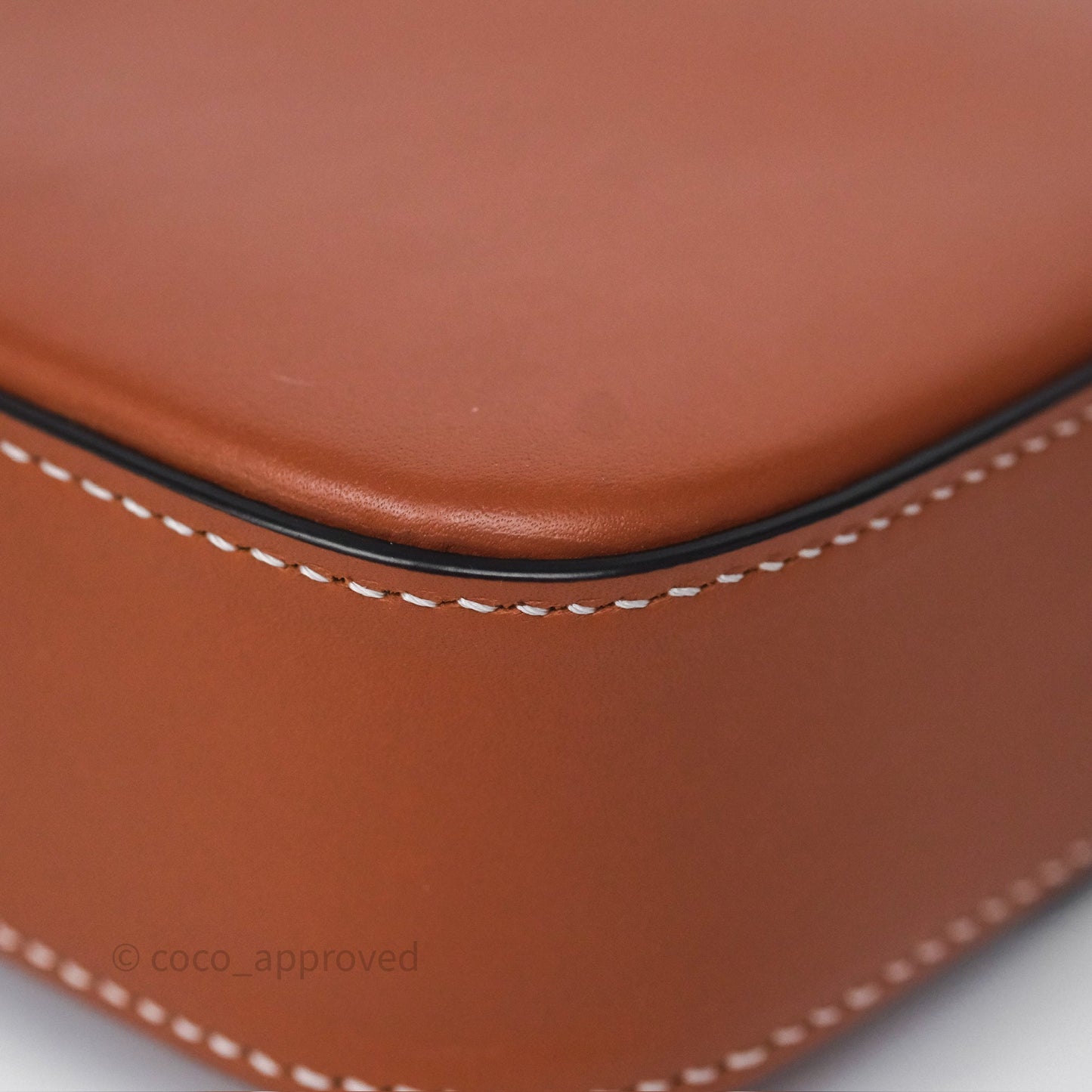 Celine Triomphe Shoulder Bag Tan Calfskin