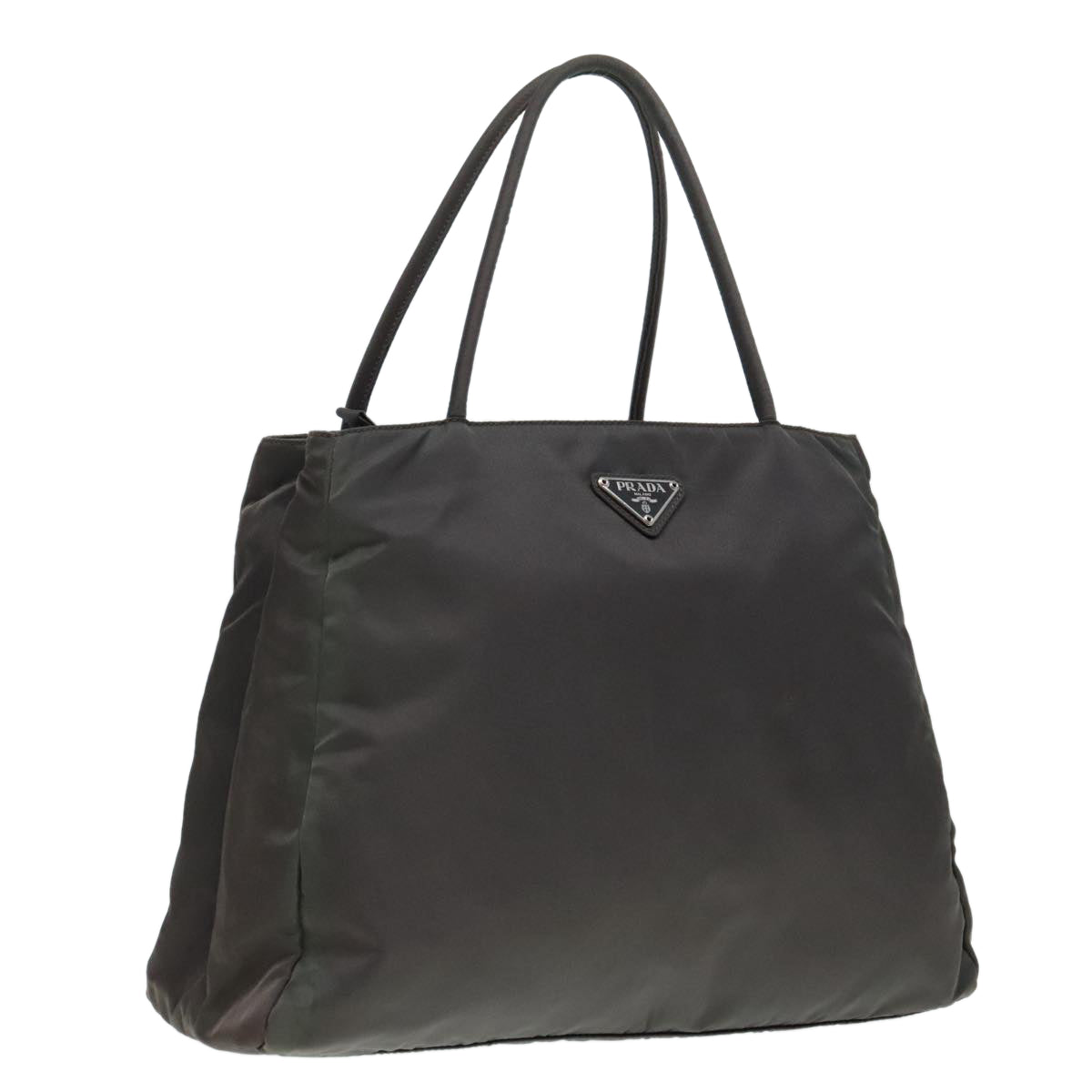 Luxury Prada Tote Bag Nylon Gray  93541