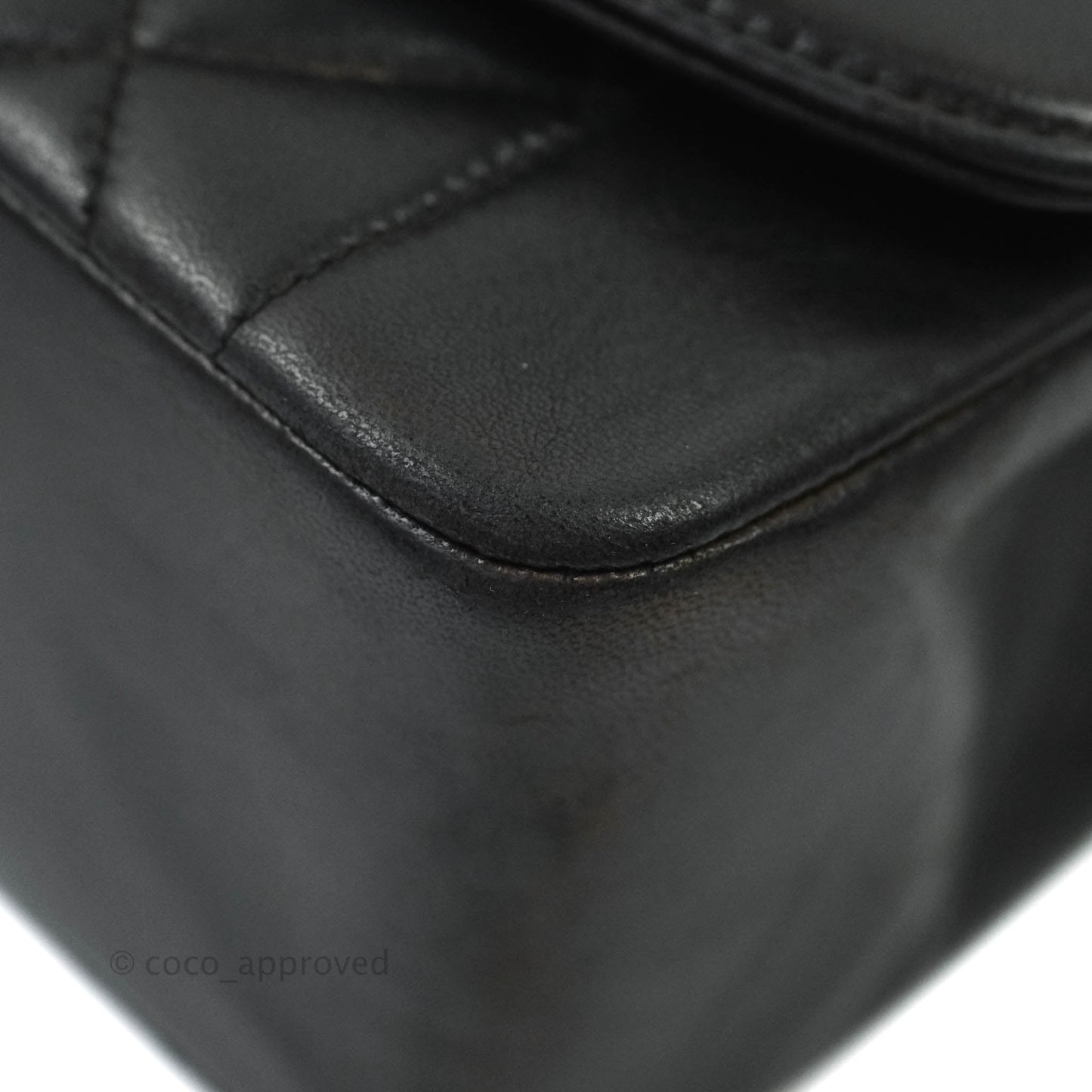Chanel Black Quilted Lambskin Small Vintage Classic Diana Flap Bag