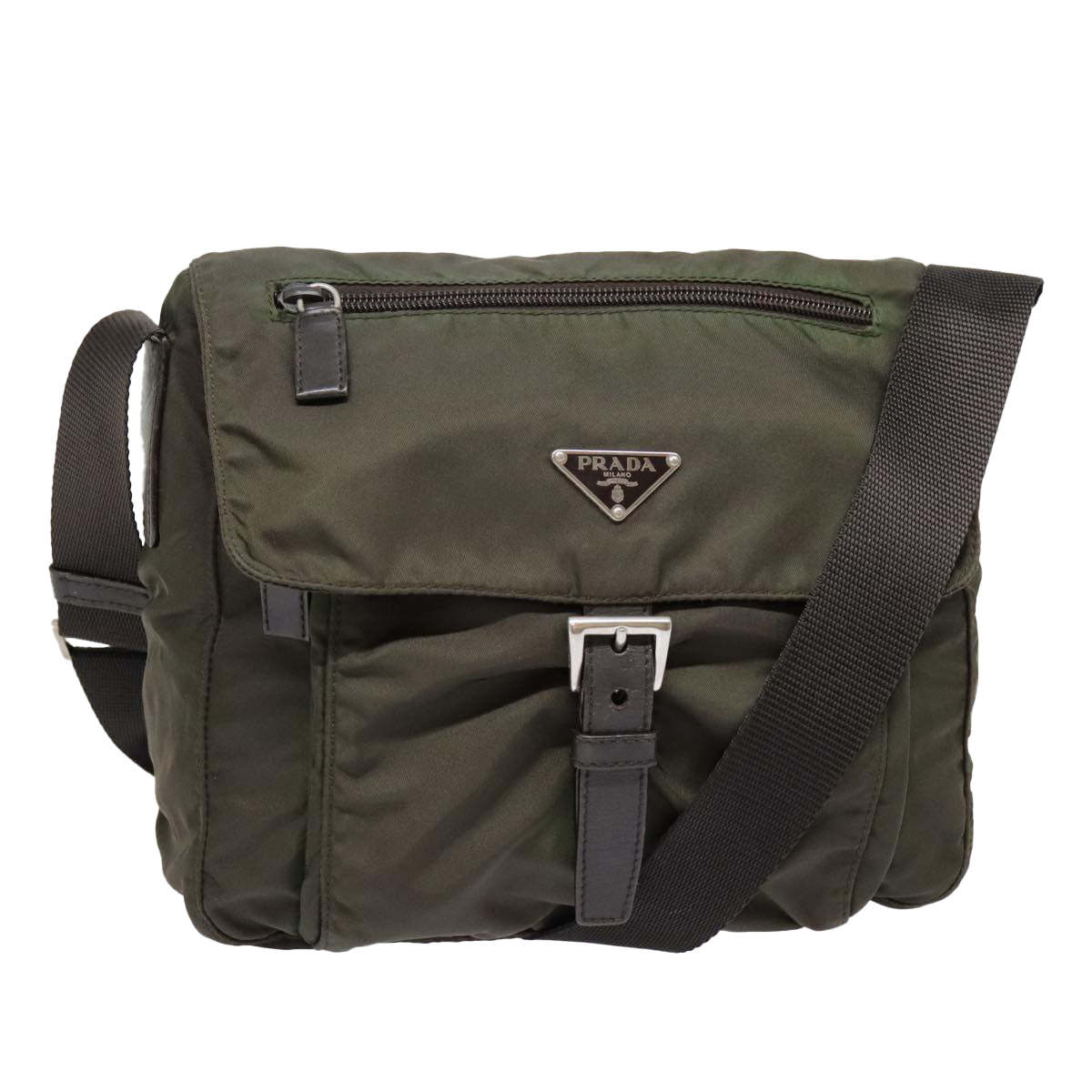 Luxury Prada Shoulder Bag Nylon Brown  93547