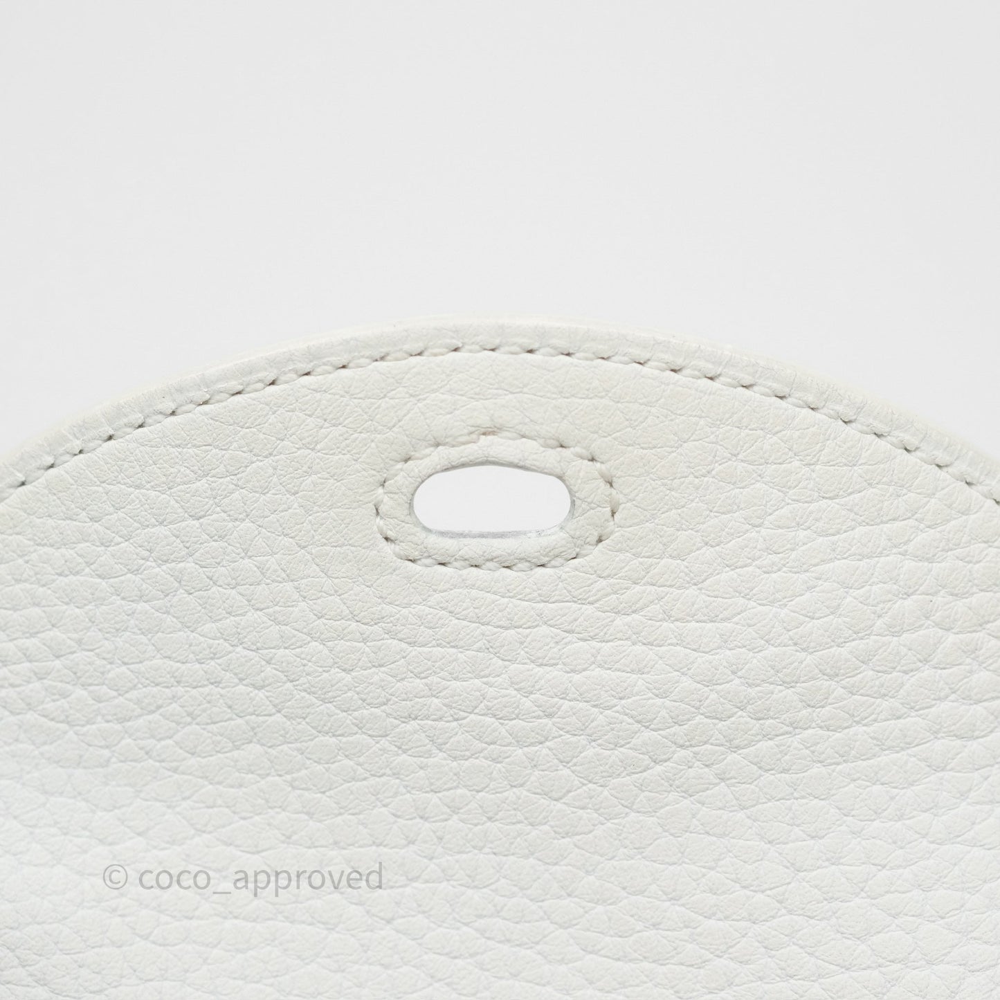 Hermès Mini Lindy 20 New White 0U Clemence Gold Hardware