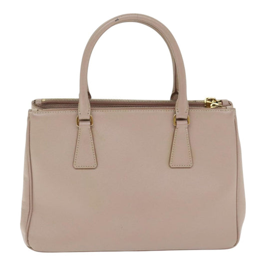 Luxury Prada Galleria Hand Bag Safiano leather 2way Pink Gold  93578
