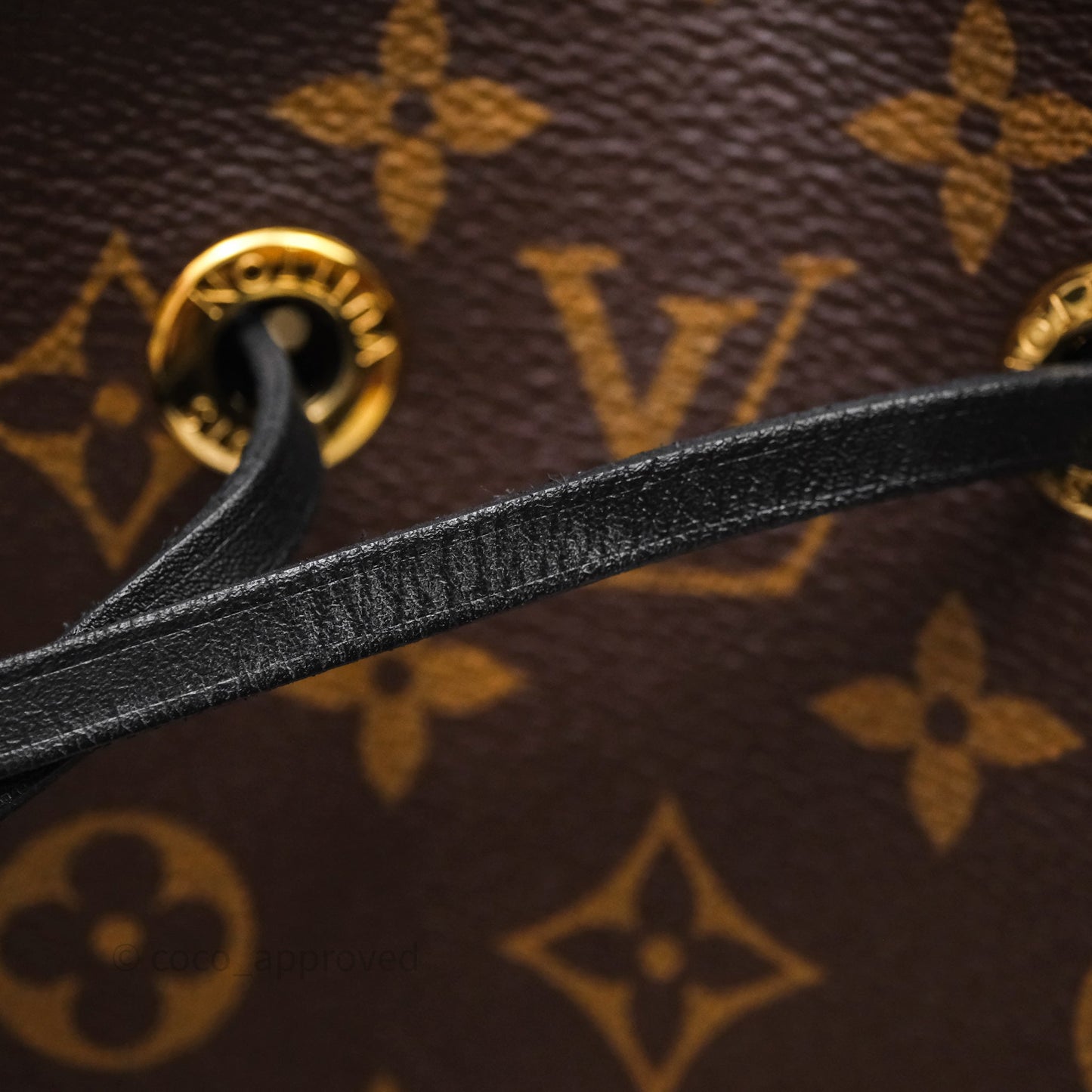 Louis Vuitton NéoNoé MM Black Monogram Canvas