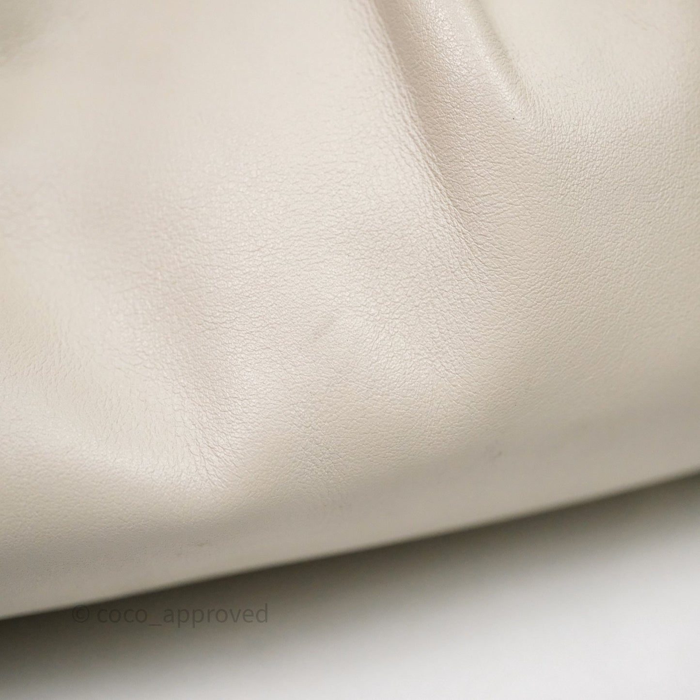 Bottega Veneta The Mini Pouch Ivory Calfskin