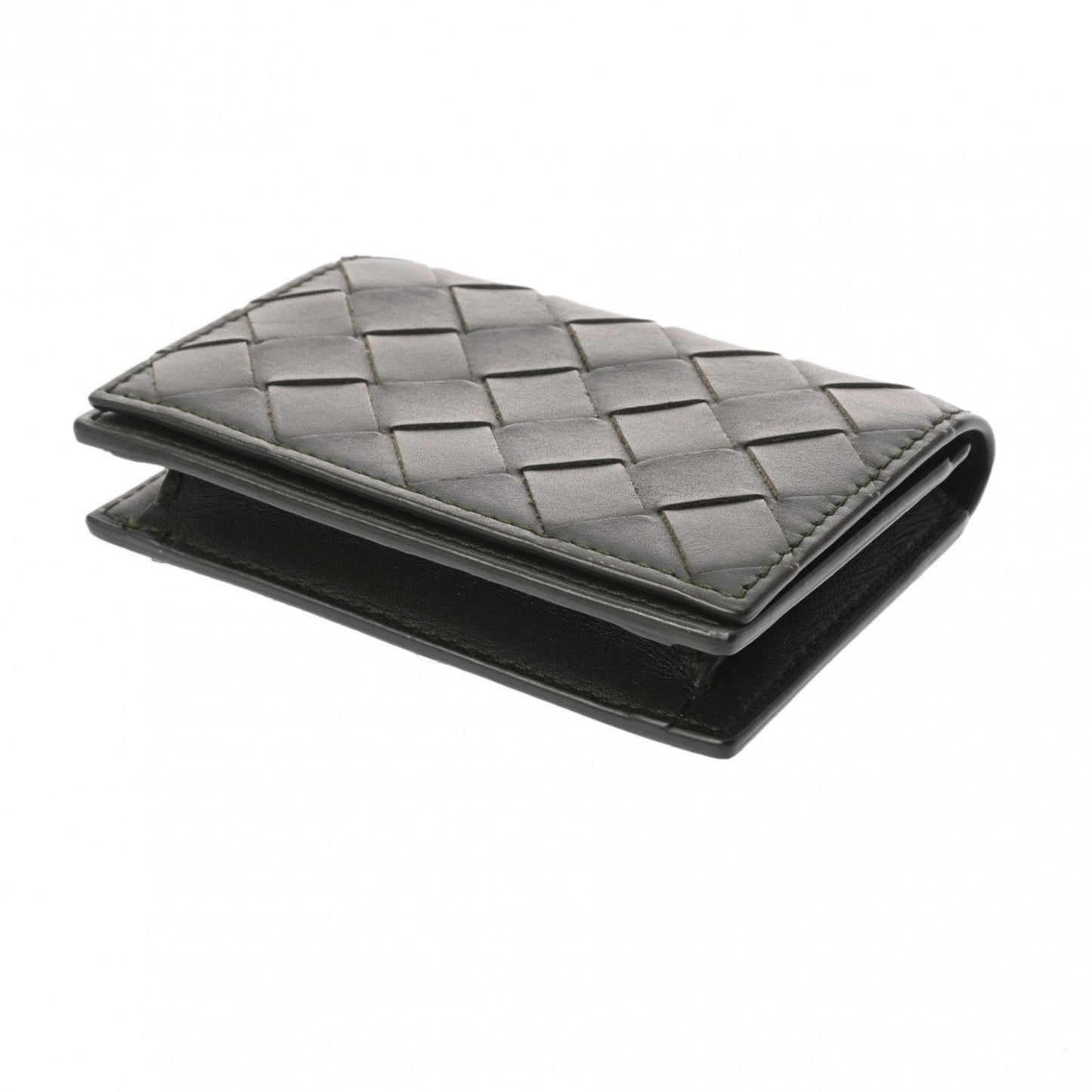 Luxury Bottega Veneta Intrecciato  Leather Business Card Case ()