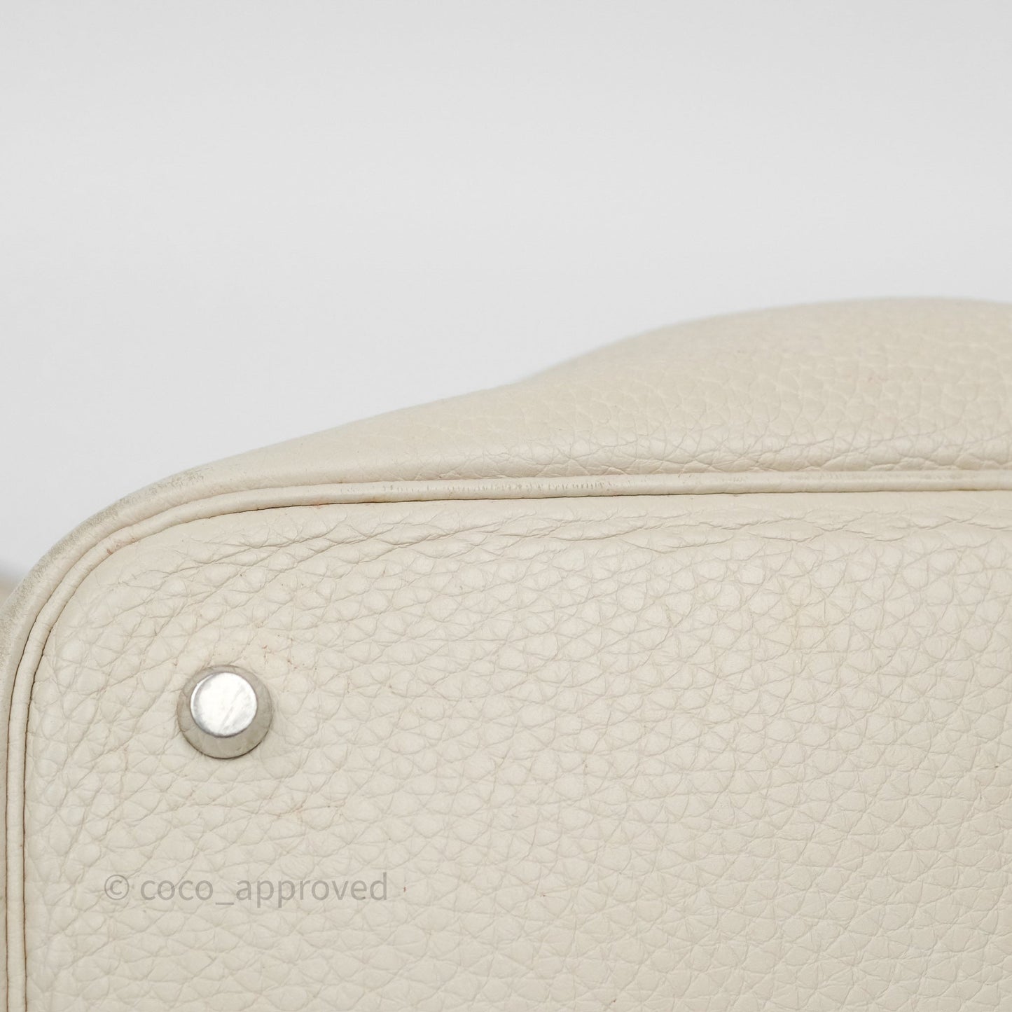 Hermès Picotin 22 Beton Clemence Palladium Hardware