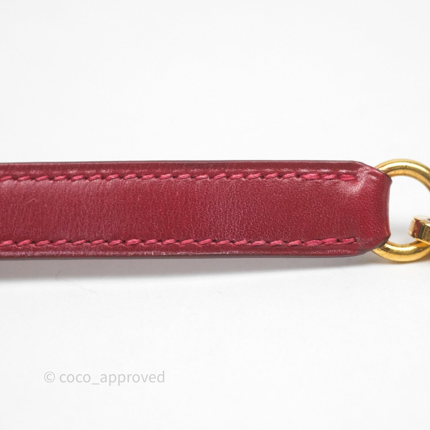Hermès Vintage Kelly 32 Sellier Rouge Hermes 55 Box Leather Gold Hardware