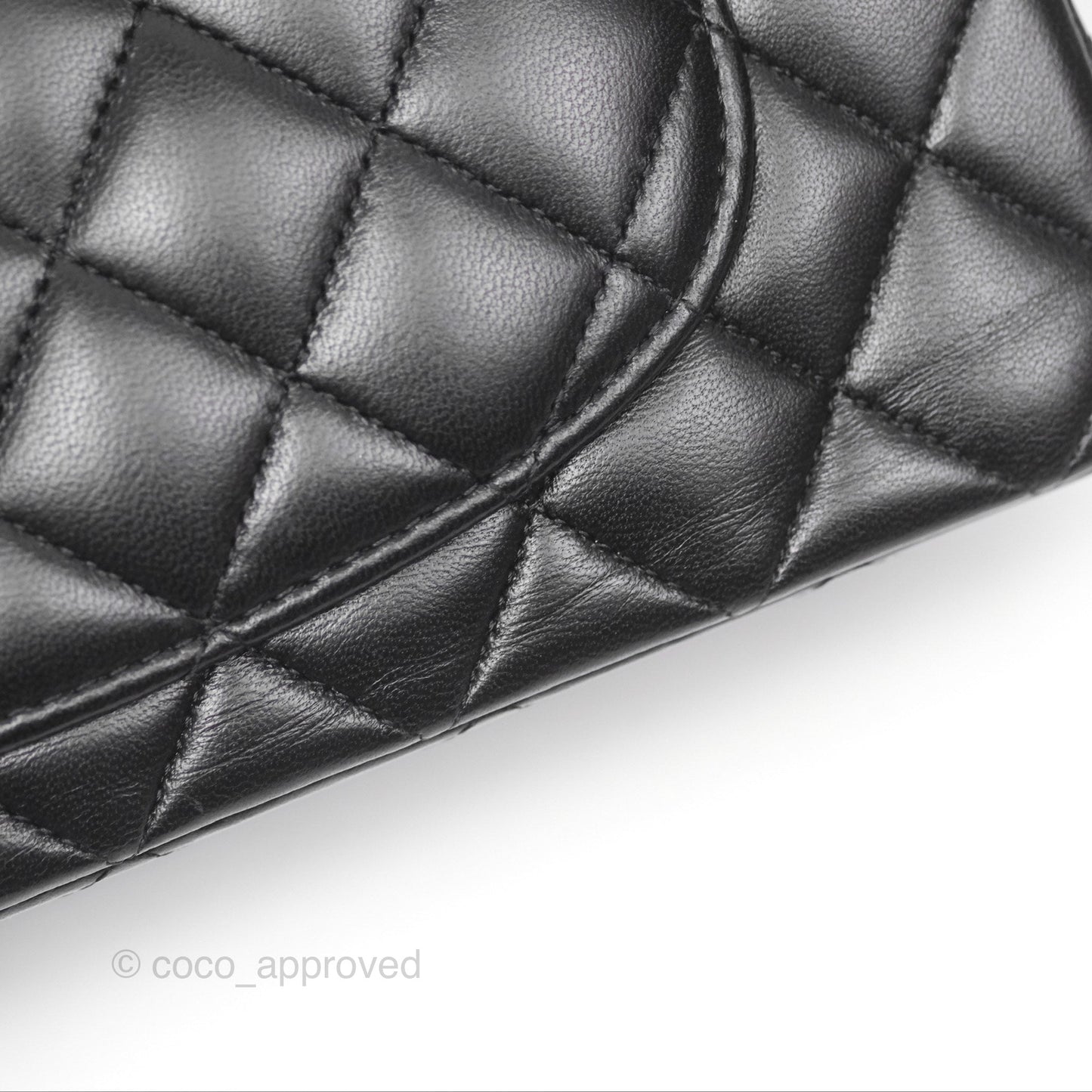 Chanel Small Classic Quilted Flap Black Lambskin Rose Gold Hardware
