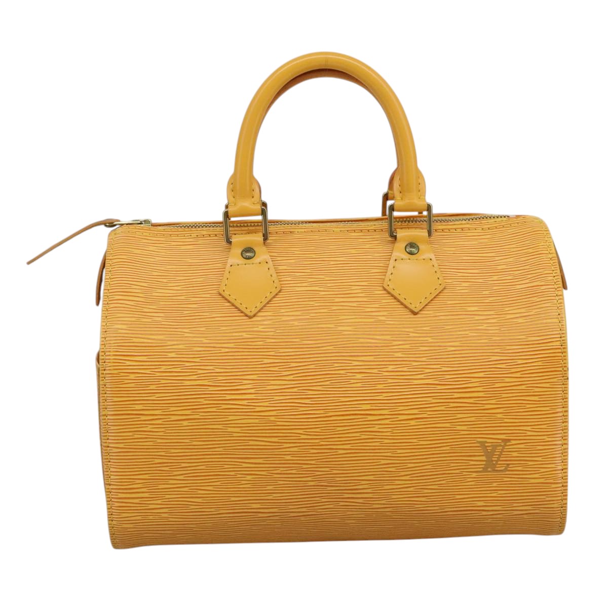 LOUIS VUITTON Epi Speedy 25 Hand Bag Tassili Yellow M43019 LV 93636