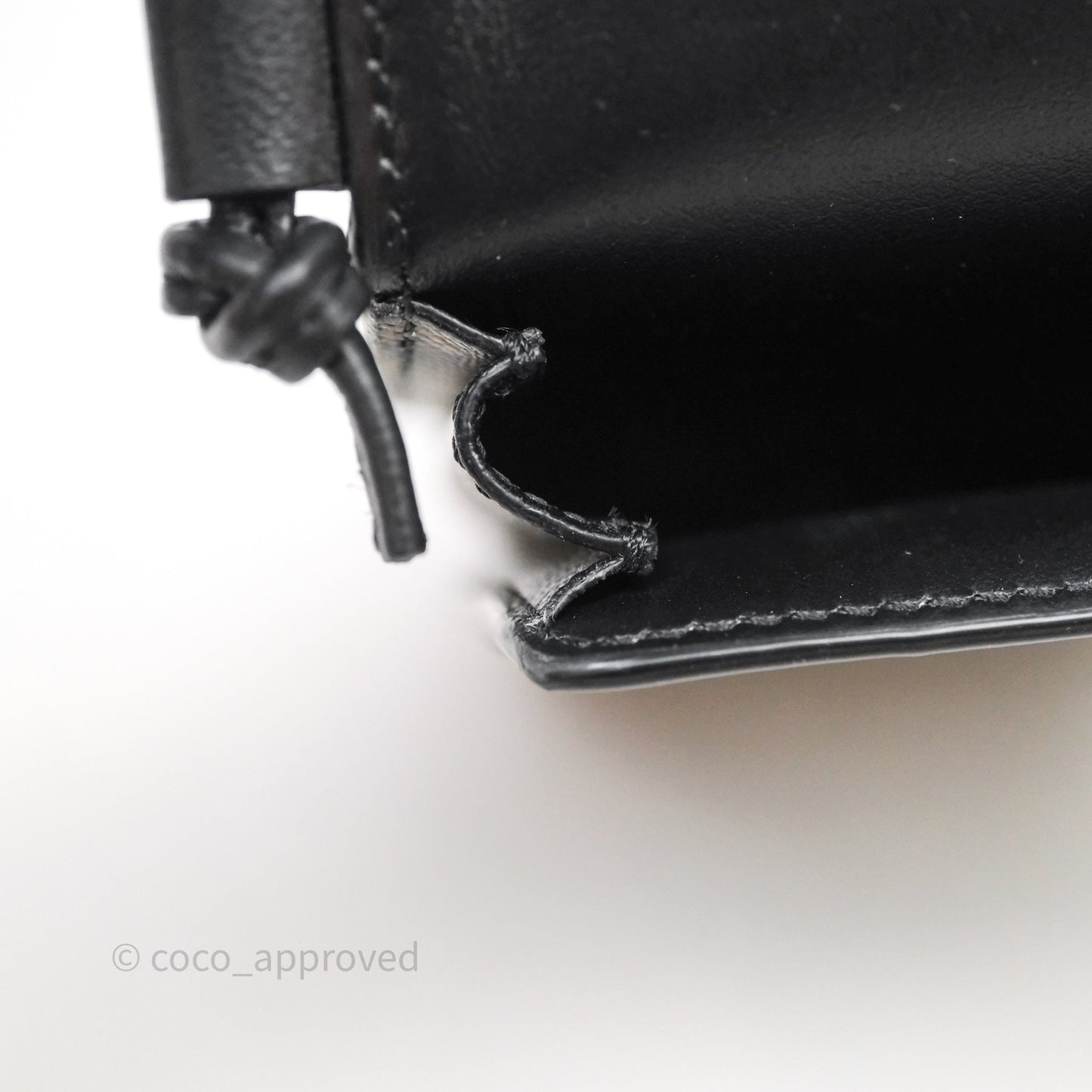 Celine Phone Pouch Black Triomphe Canvas