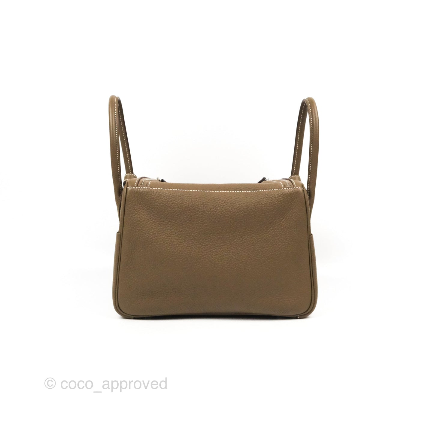 Hermès Lindy 26 Etoupe Clemence Palladium Hardware
