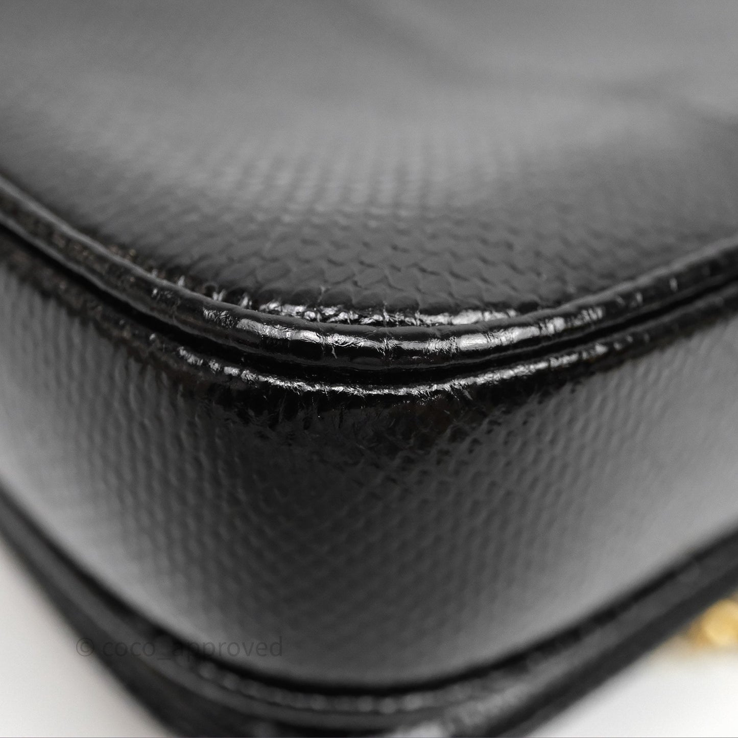 Celine Lizard Small Pampille C Bag Black Gold Hardware