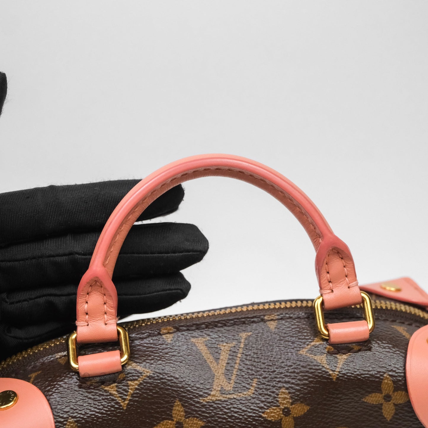 Louis Vuitton Petite Malle Souple Pink Monogram Canvas