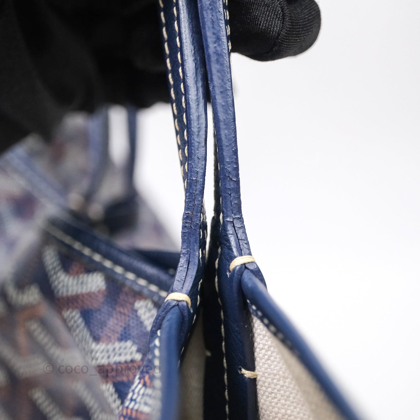 Goyard St Louis Tote PM Navy