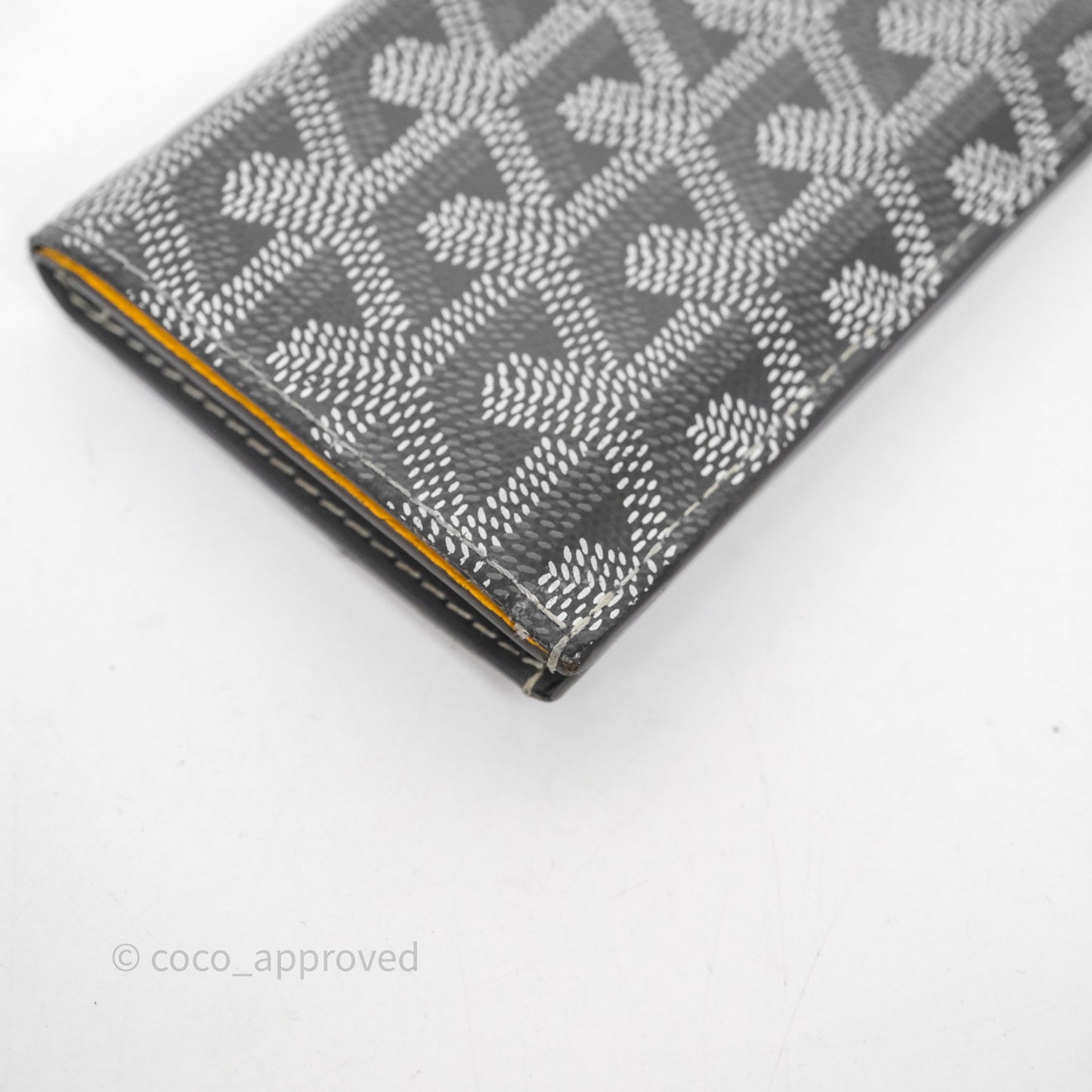 Goyard Saint Pierre Card Wallet Grey Goyardine