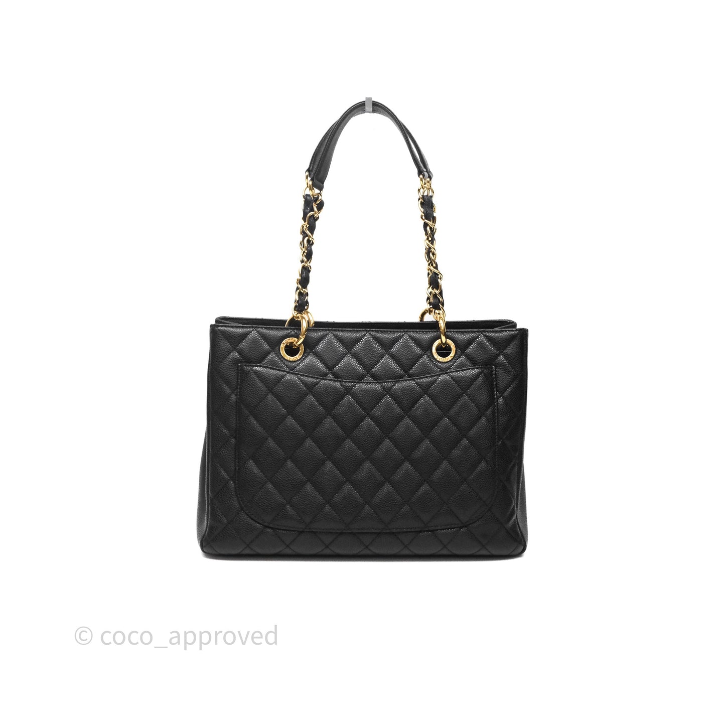 Chanel GST Black Caviar Gold Hardware