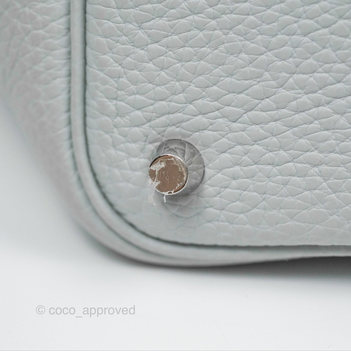Hermès Picotin Lock 18 Bleu Pale Taurillon Clemence Palladium Hardware