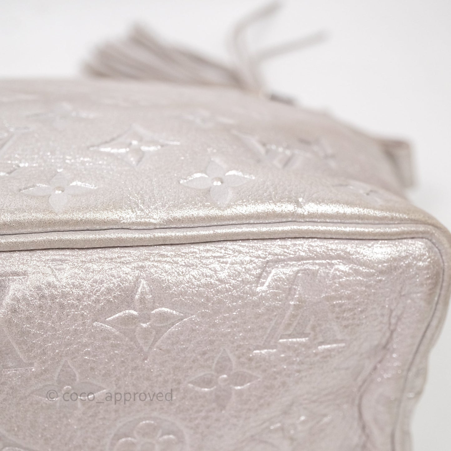 Louis Vuitton Monogram Shimmer Halo Bag Silver