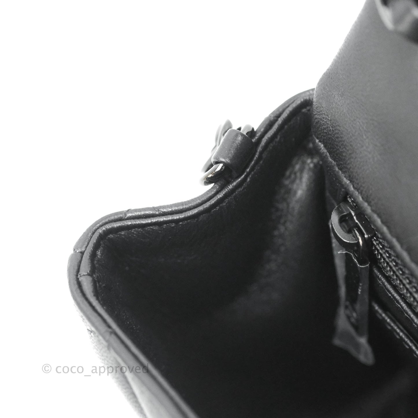 Chanel Quilted Mini Rectangular So Black Lambskin