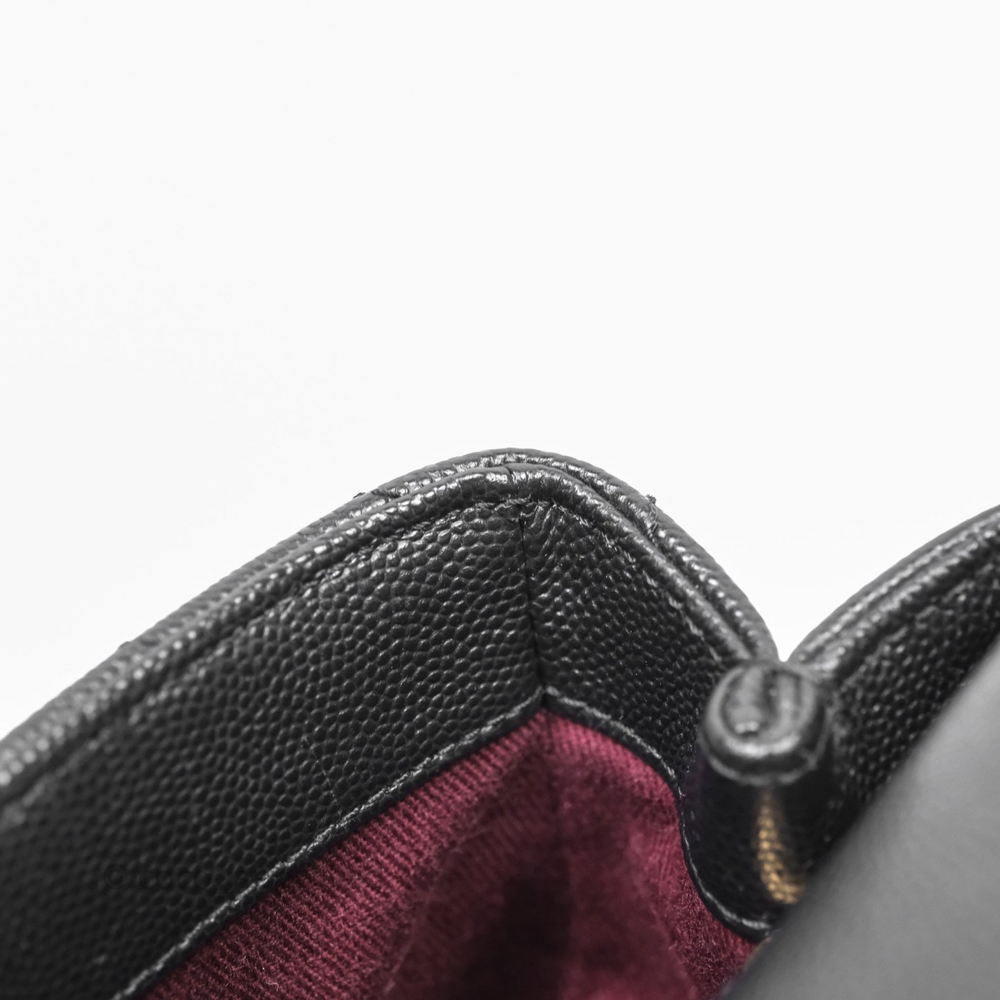 Chanel Small Coco Handle Chevron Black Caviar Gold Hardware Lizard Handle