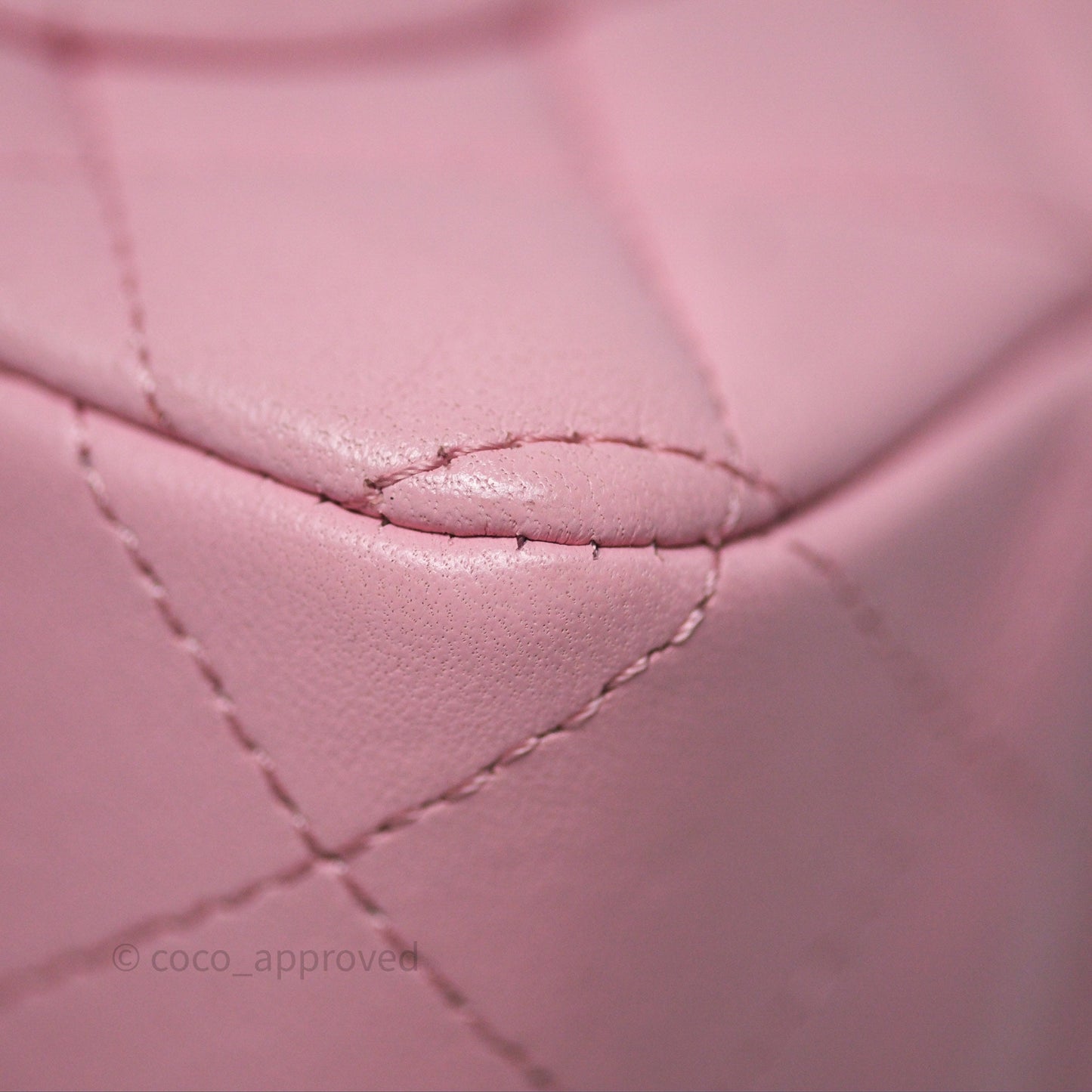 Chanel Quilted Mini Rectangular Flap Pink Lambskin Gold Hardware