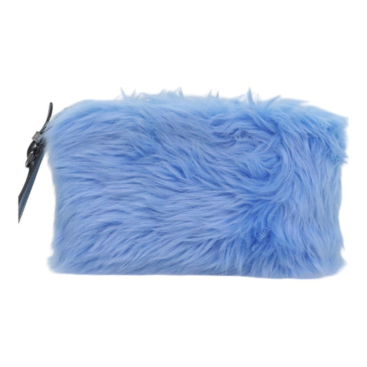 Luxury Prada Clutch Bag Blue Silver  93800A