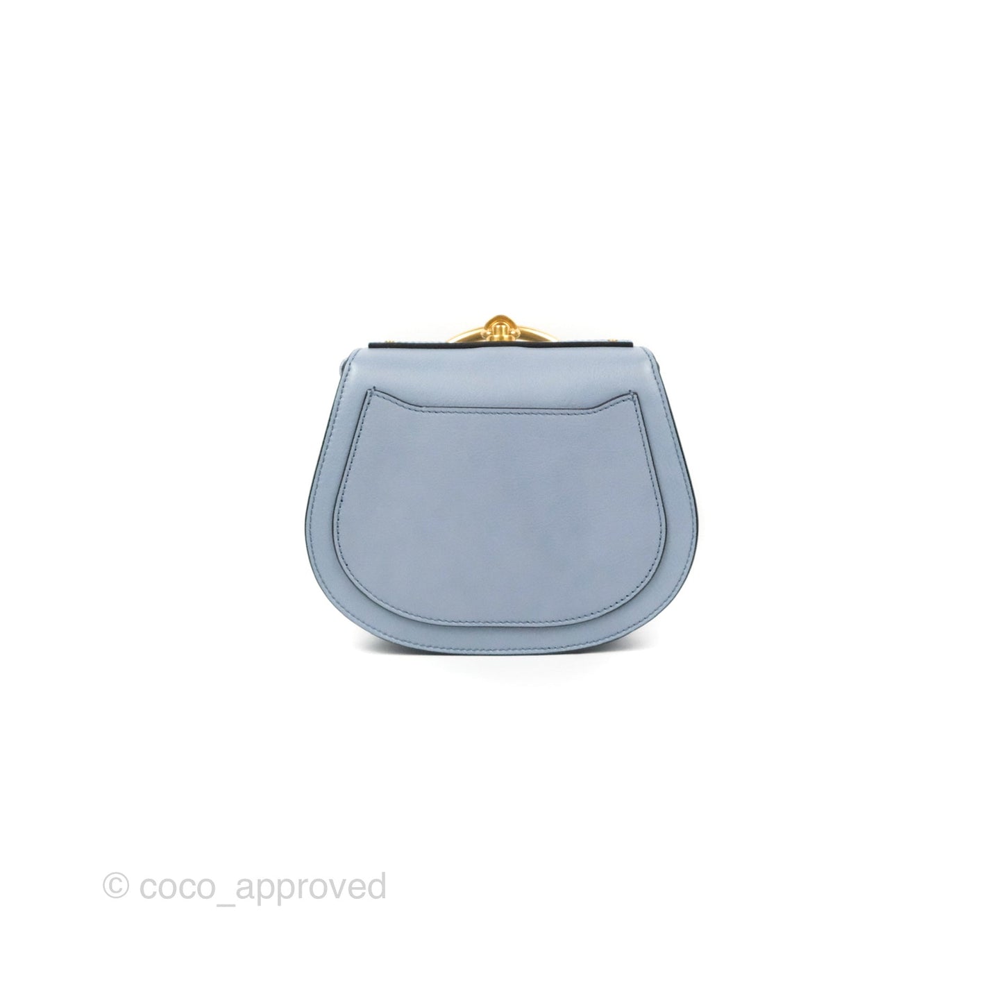 Chloé Nile Crossbody Bag Blue Calfskin