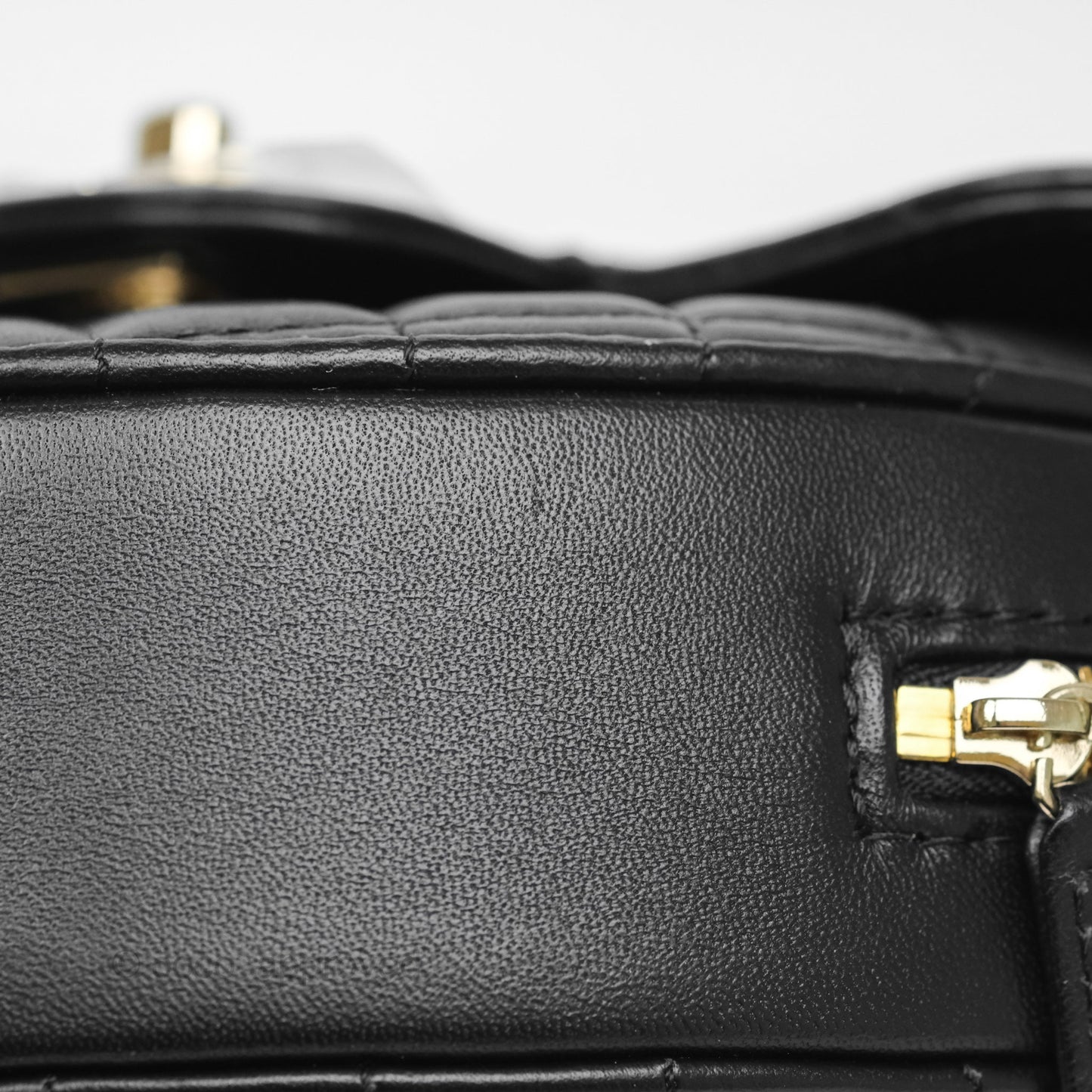 Chanel Large Heart Bag Black Lambskin Gold Hardware 22S