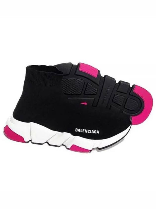 Luxury Balenciaga Speed High Top Sneakers Black