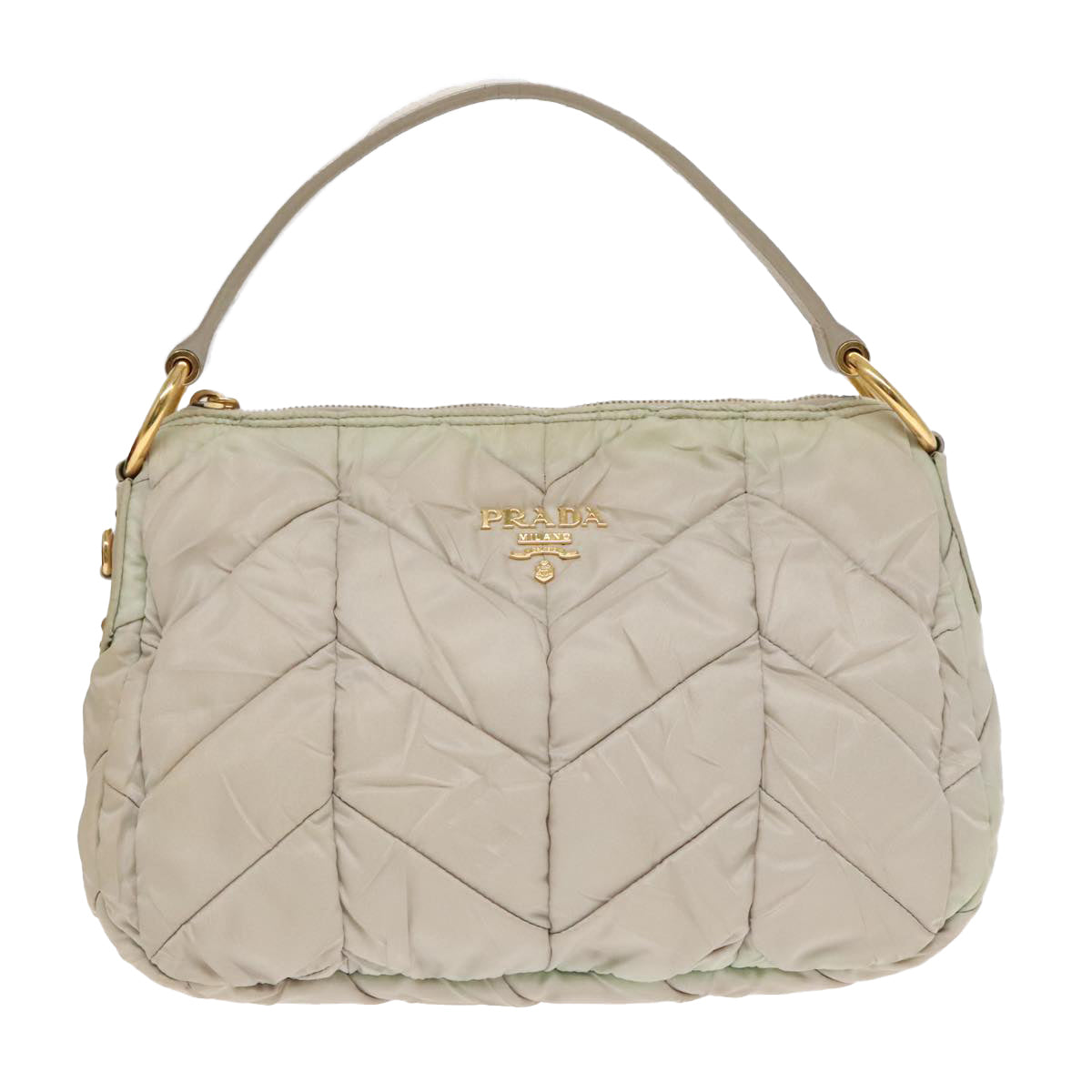 Luxury Prada Hand Bag Nylon Beige  93871
