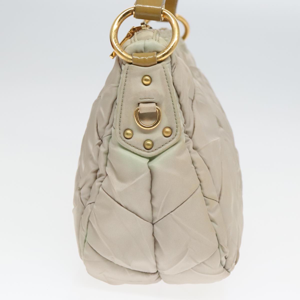 Luxury Prada Hand Bag Nylon Beige  93871