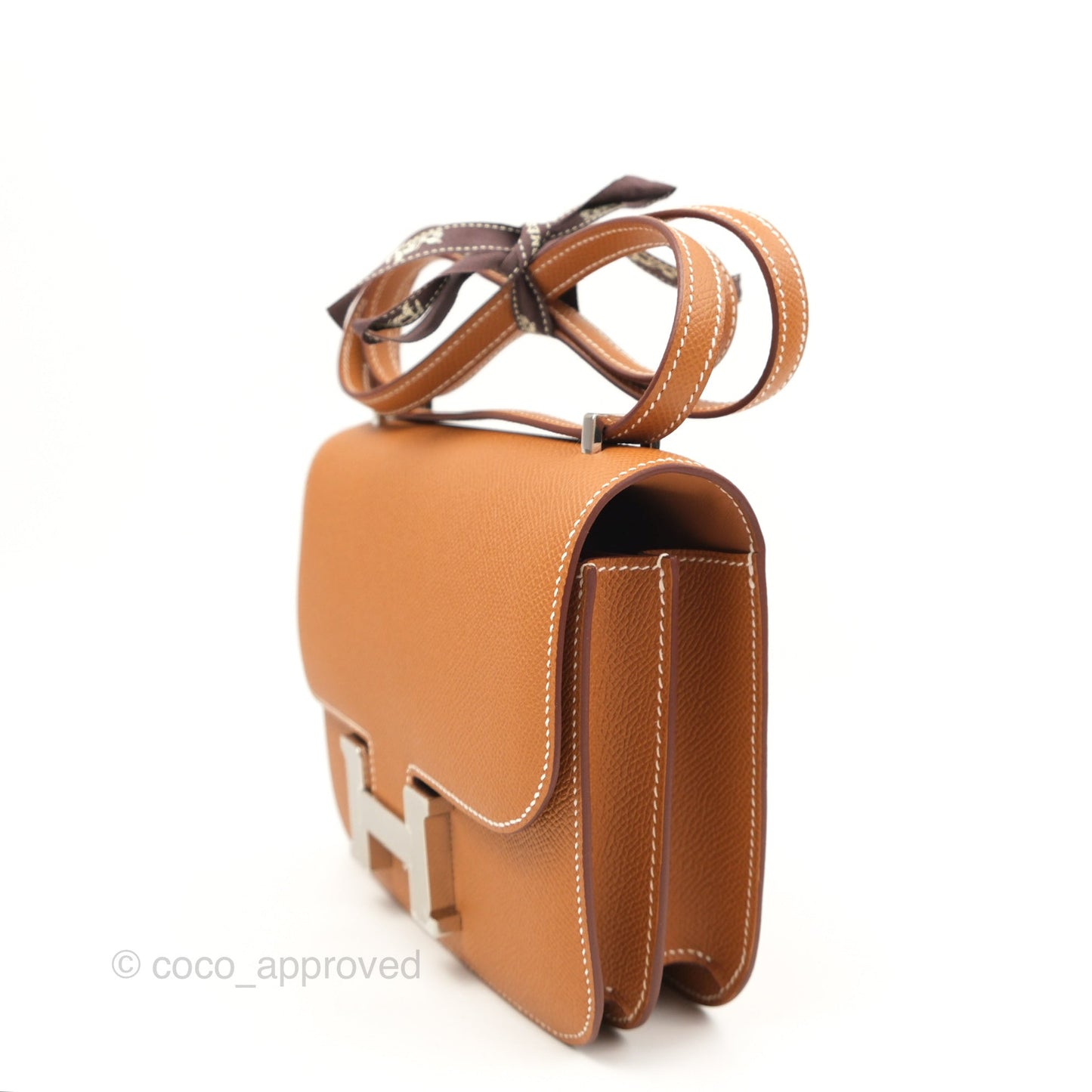 Hermès Constance Mini 18 with Mirror Gold Epsom Palladium Hardware