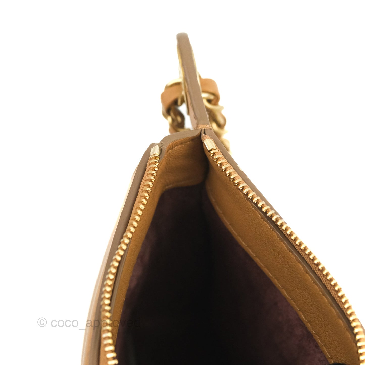 Chanel Flap Waist Bag with Leather & Tweed Coin Purses Dark Beige Calfskin