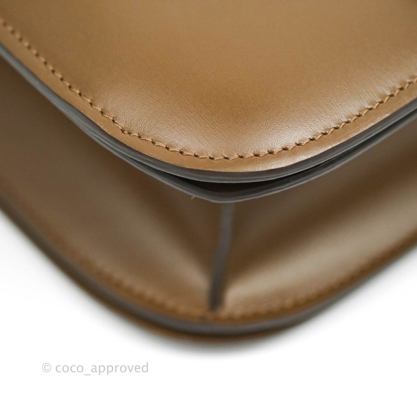 Celine Medium Classic Box Flap Caramel Calfskin