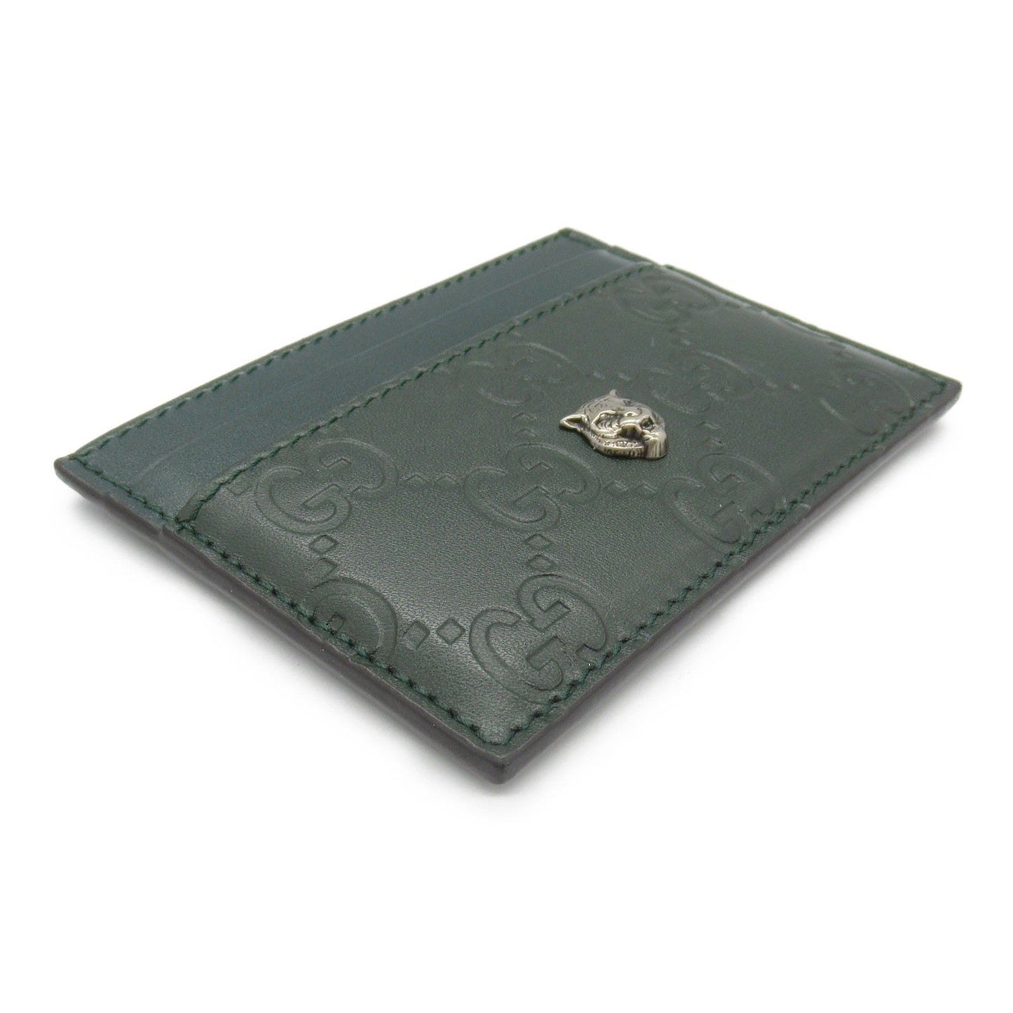 Luxury Gucci Trending 2025 Luxury Gucci Trending 2025 sima Card case Card case Leather Green Dark green