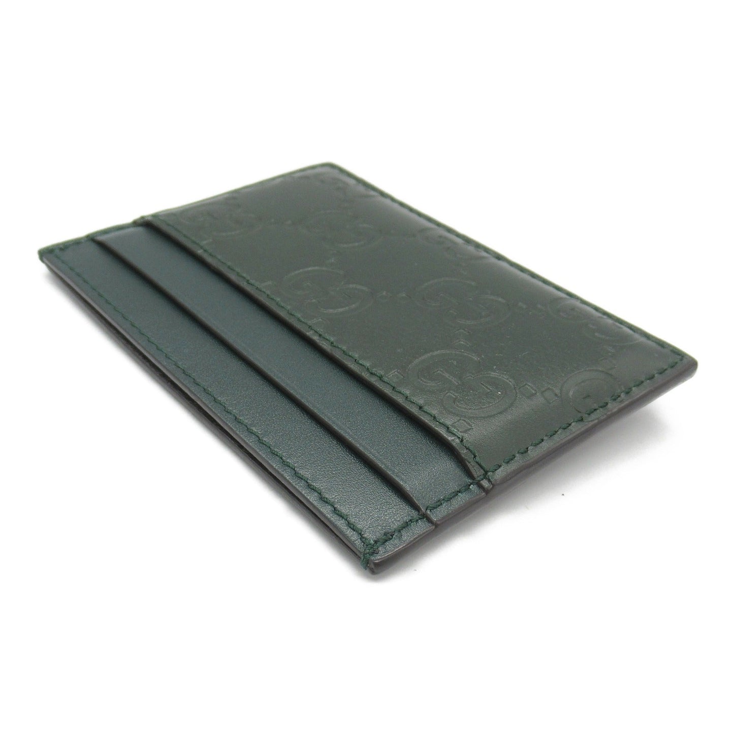 Luxury Gucci Trending 2025 Luxury Gucci Trending 2025 sima Card case Card case Leather Green Dark green