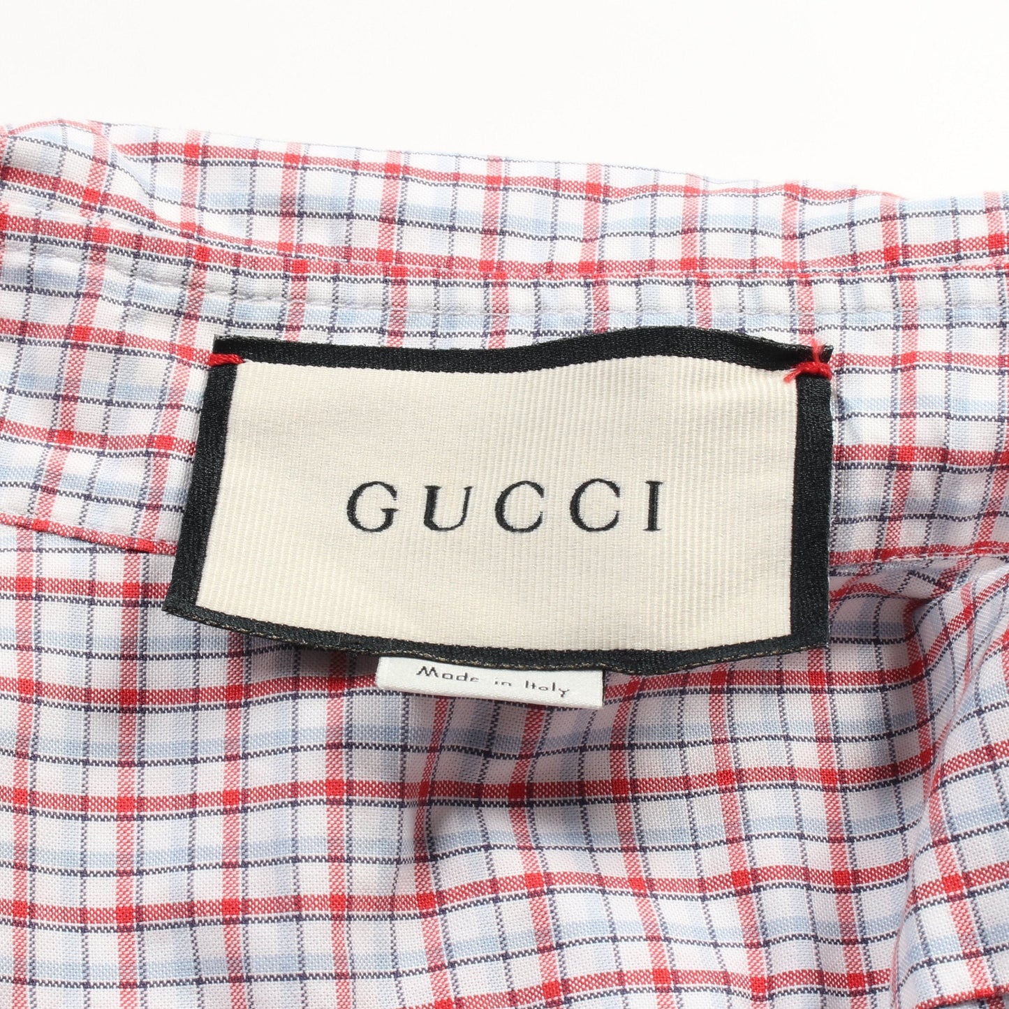 Luxury Gucci Trending 2025 Oversize Shirt Short sleeve Check Cotton Multicolor