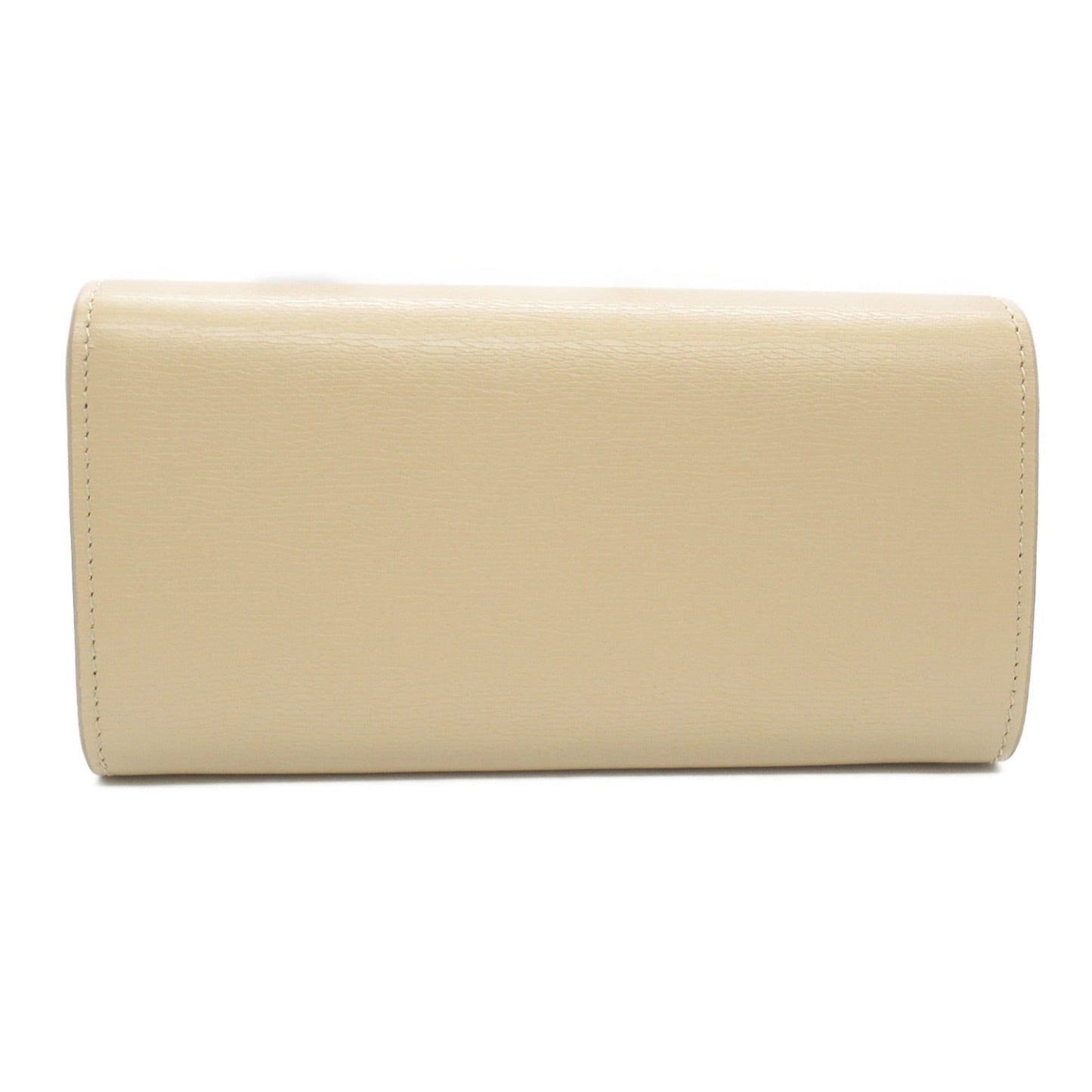 Luxury Gucci Trending 2025 Zip Long Wallet Bi-fold Long Wallet Calfskin (cowhide) Beige Light beige