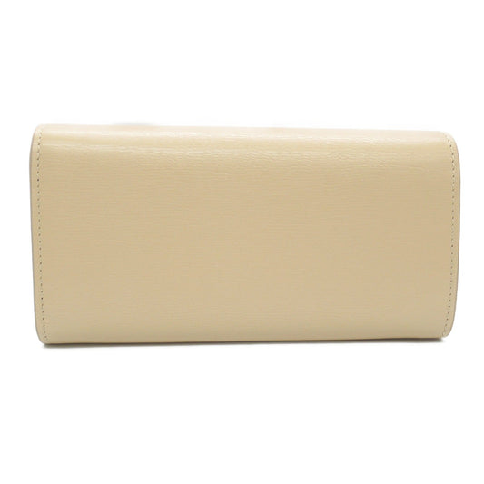 Luxury Gucci Trending 2025 Zip Long Wallet Bi-fold Long Wallet Calfskin (cowhide) Beige Light beige
