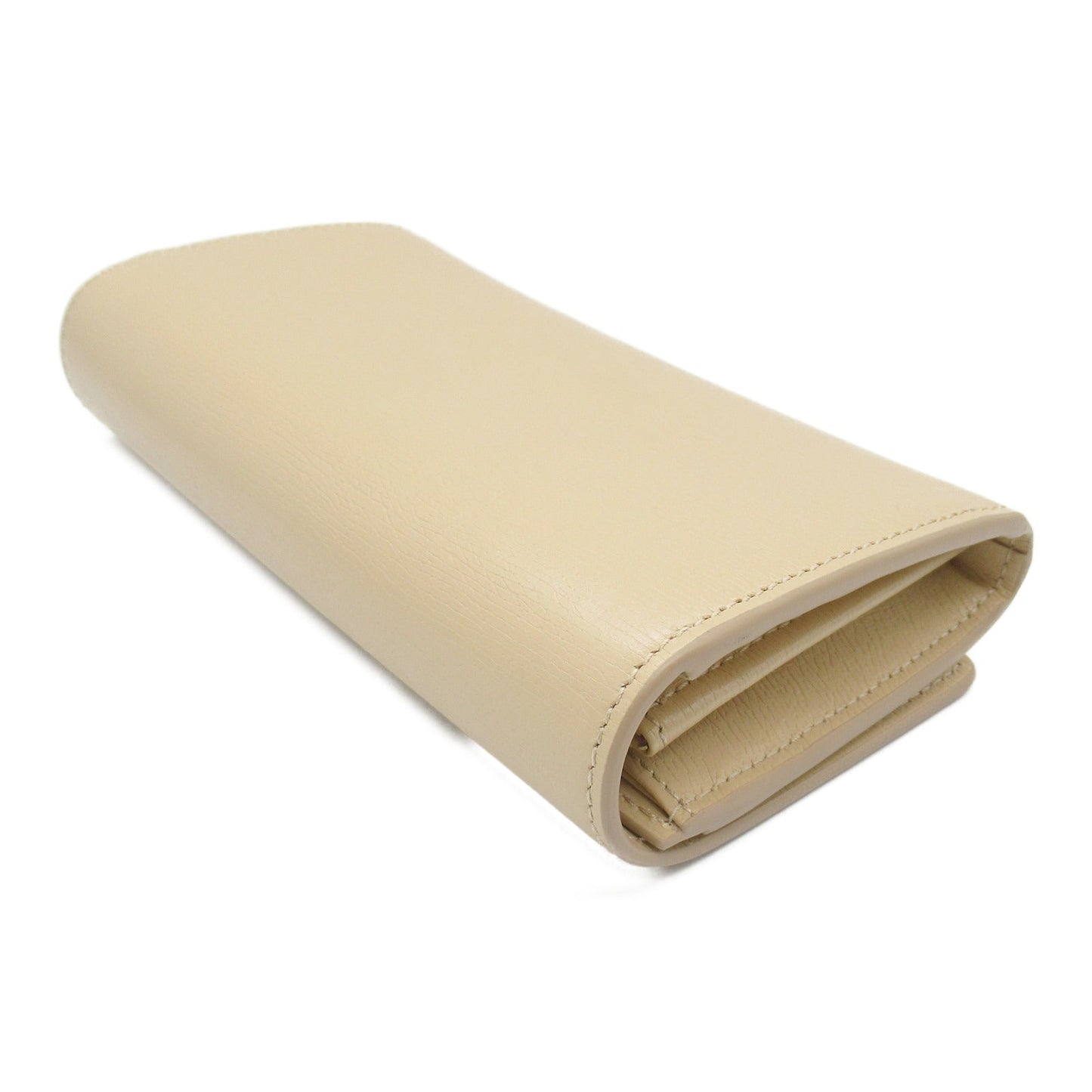 Luxury Gucci Trending 2025 Zip Long Wallet Bi-fold Long Wallet Calfskin (cowhide) Beige Light beige