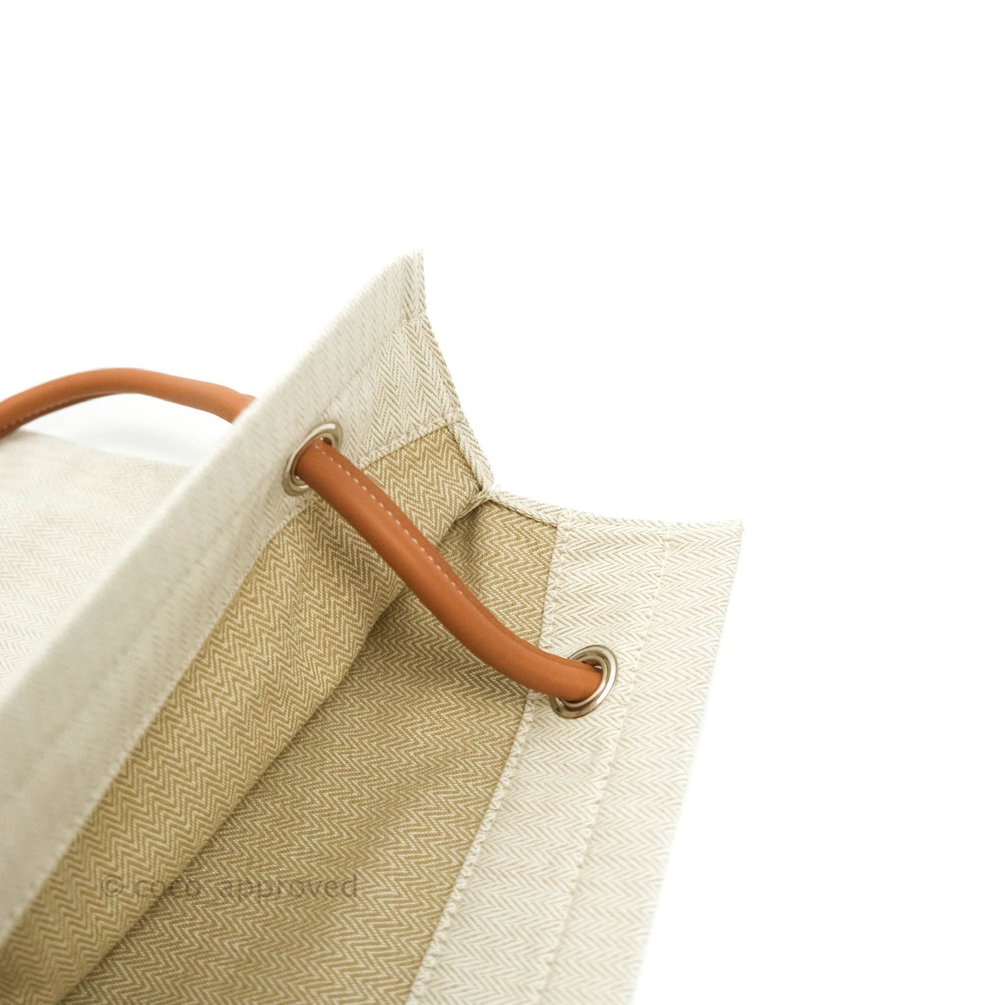 Hermès Aline Canvas Tote Bag