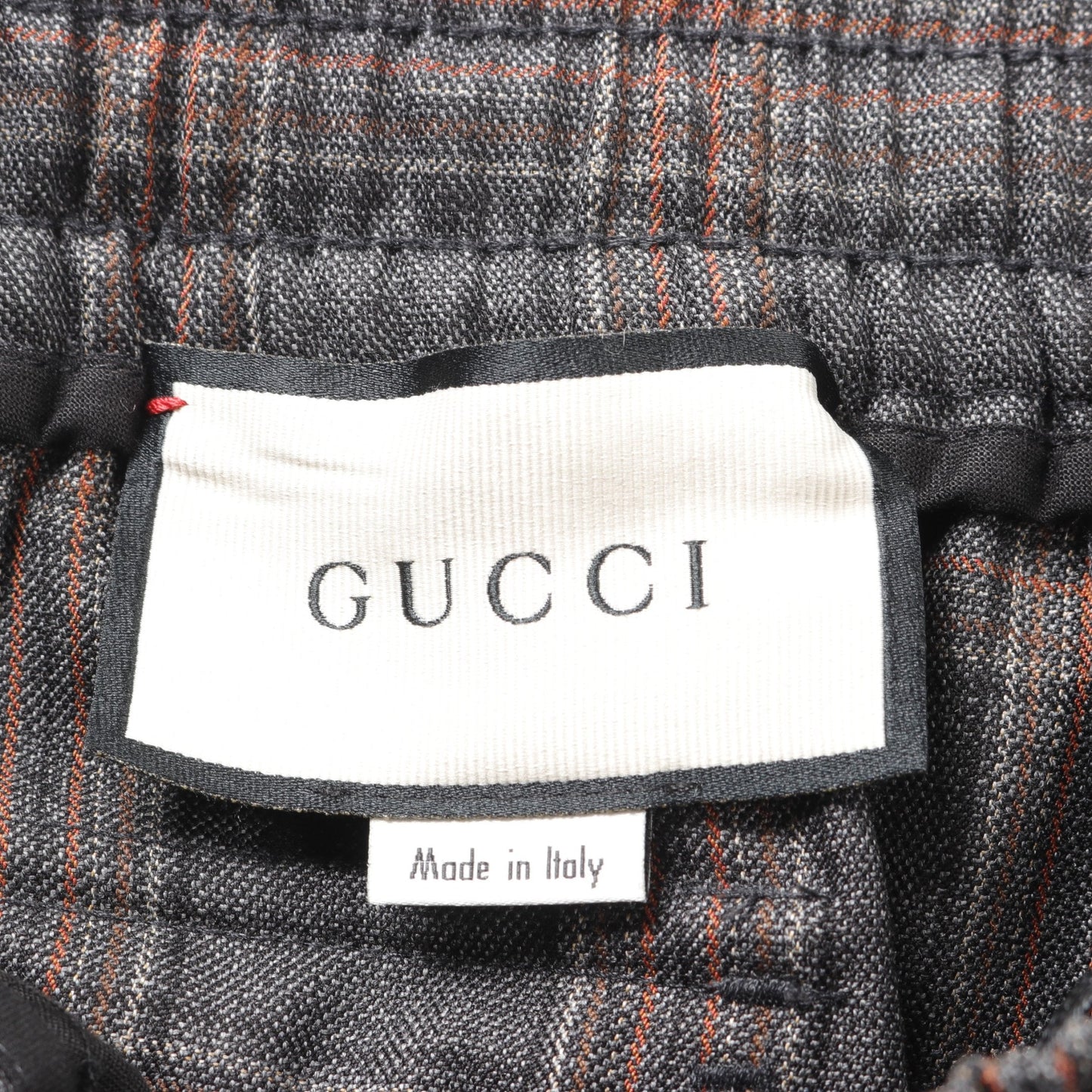 Luxury Gucci Trending 2025 Symbols Check Wool Pants Pants Check Icon pattern Wool Gray Multicolor