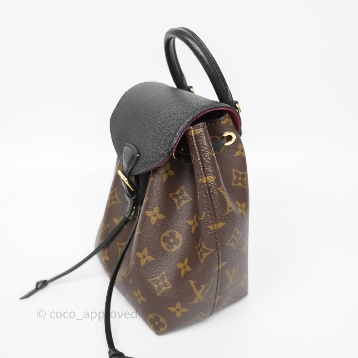 Louis Vuitton Montsouris BB Backpack Black Monogram Canvas