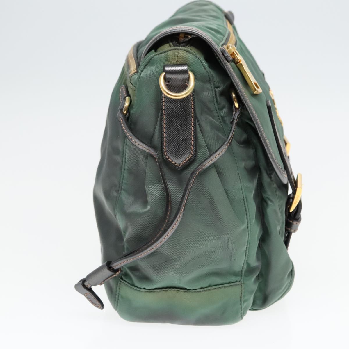 Luxury Prada Shoulder Bag Nylon Green  93999