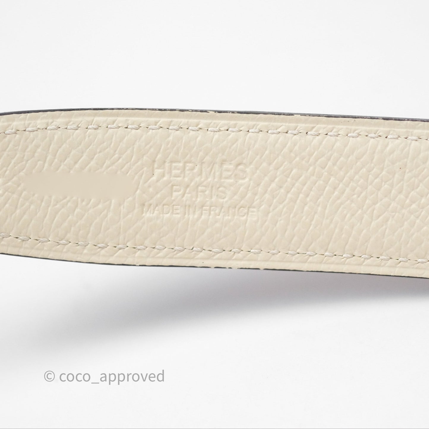 Hermès Clou De Selle Belt Buckle & Reversible Strap Gold/ Nata Palladium Hardware