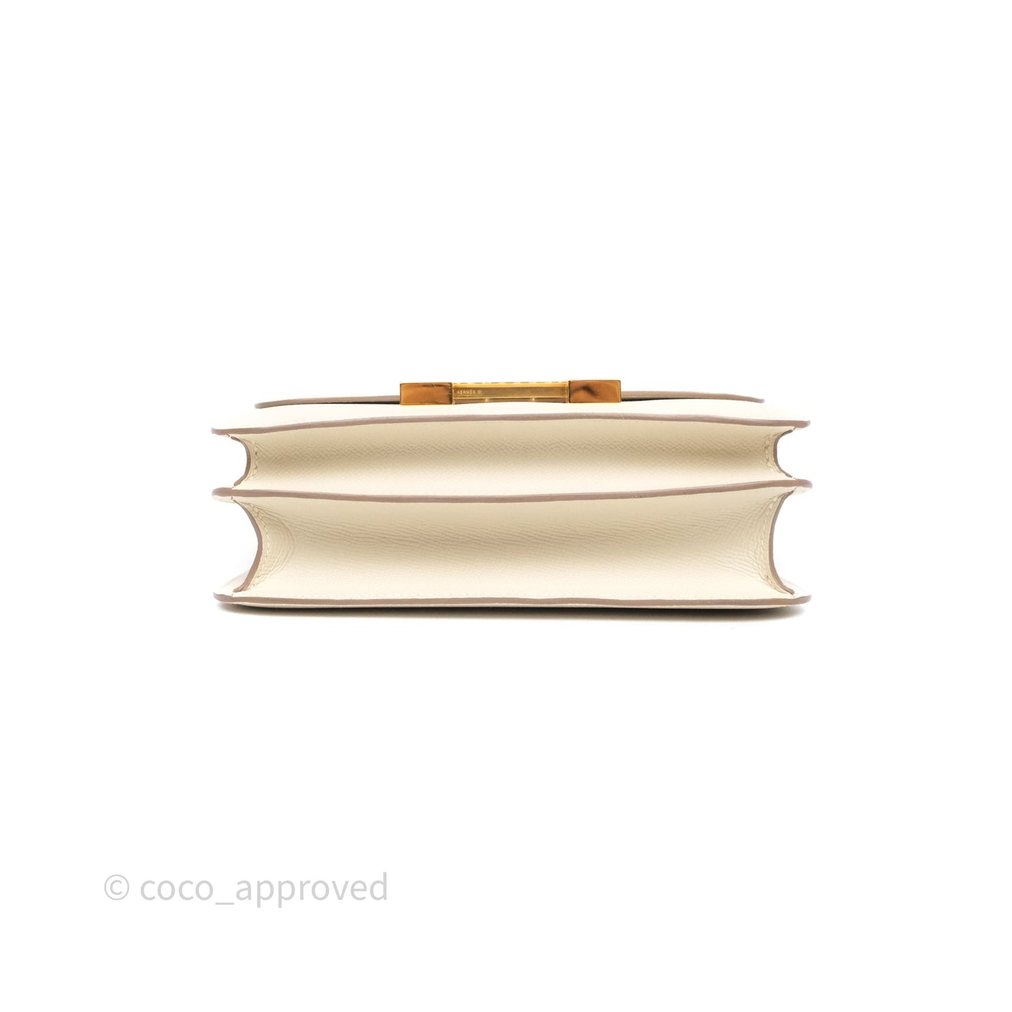 Hermès Constance 24 Craie 10 Epsom Gold Hardware