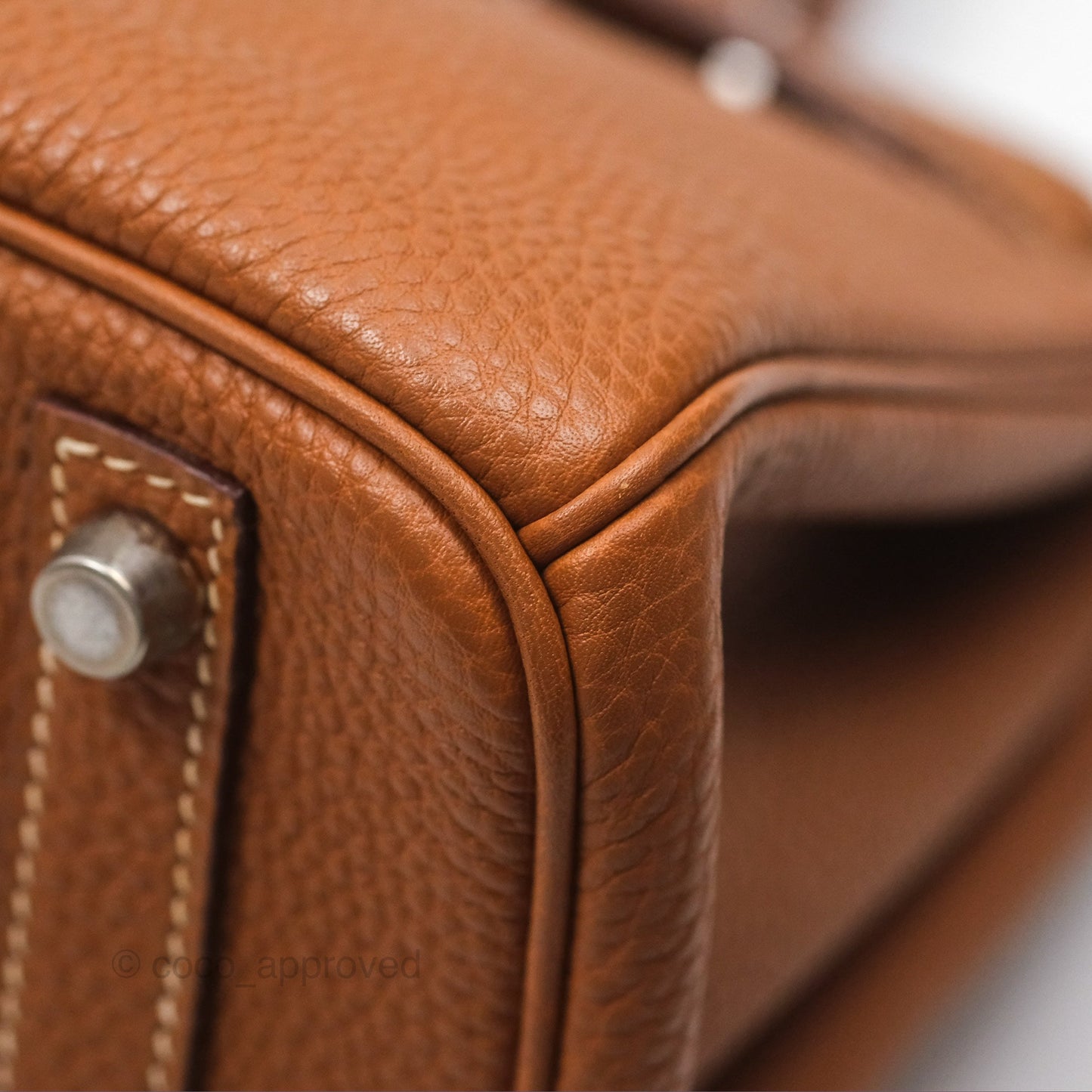 Hermès Birkin 30 Retourne Gold 37 Clemence Palladium Hardware