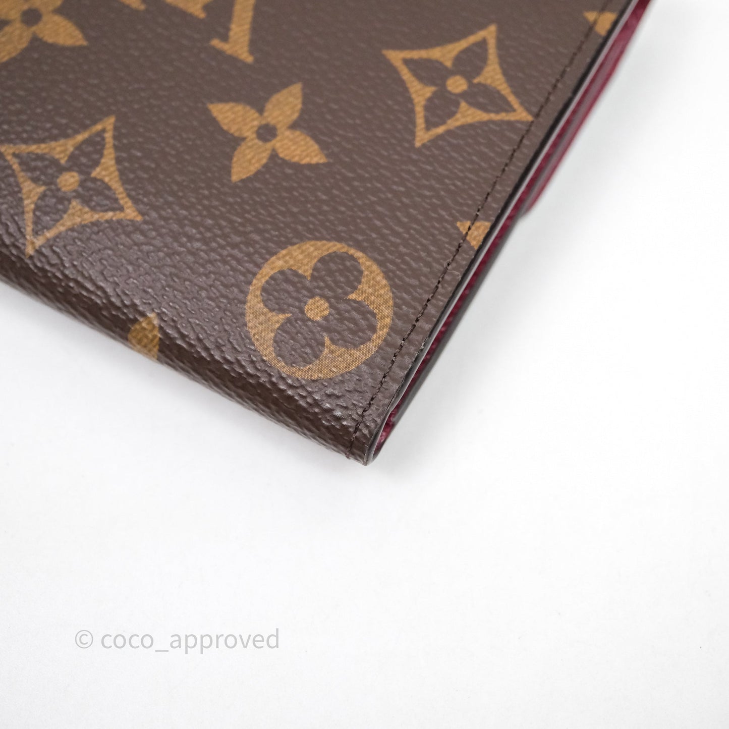 Louis Vuitton Emilie Wallet Monogram Canvas Fuchsia Pink