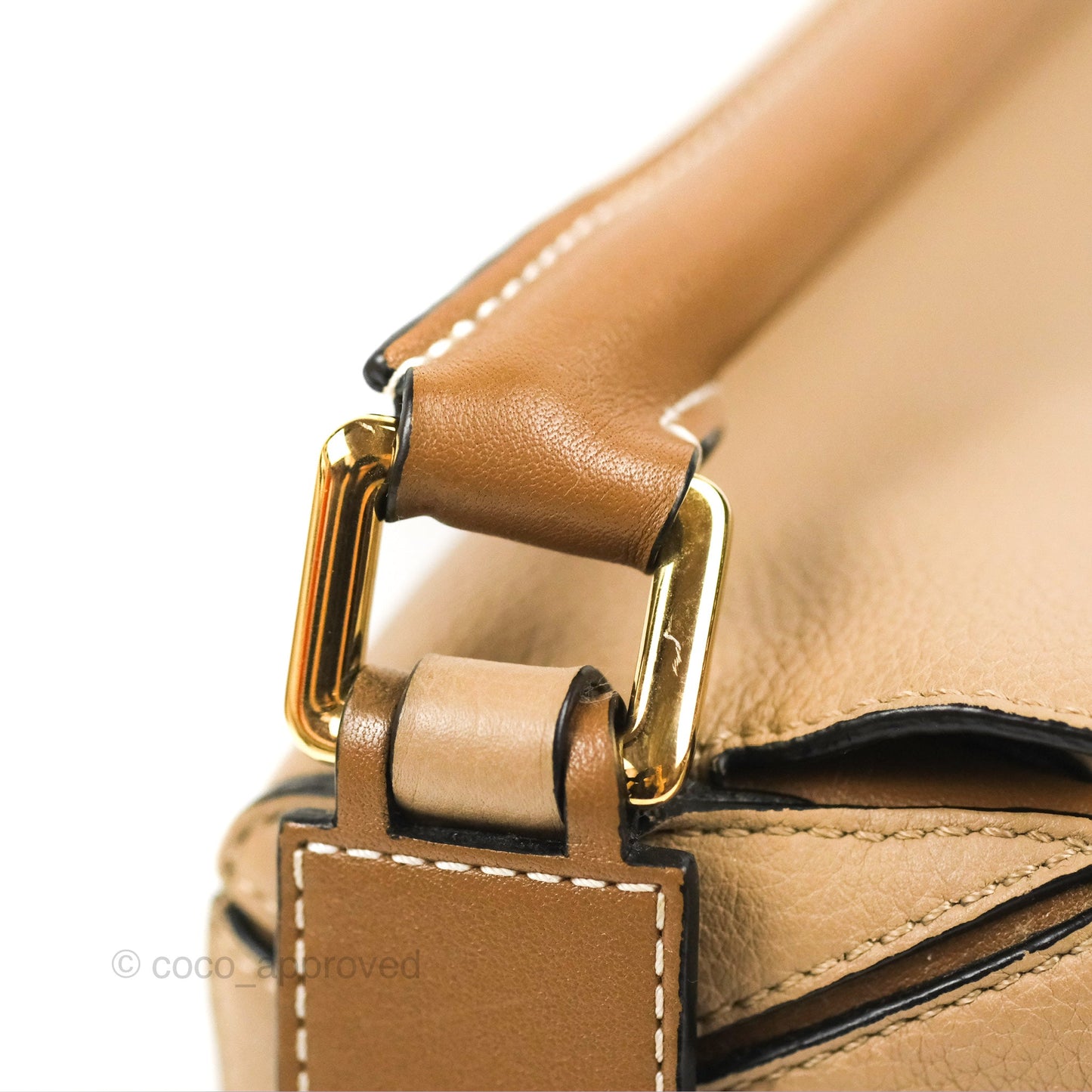 Loewe Small Puzzle Bag Sand Grained Calfskin