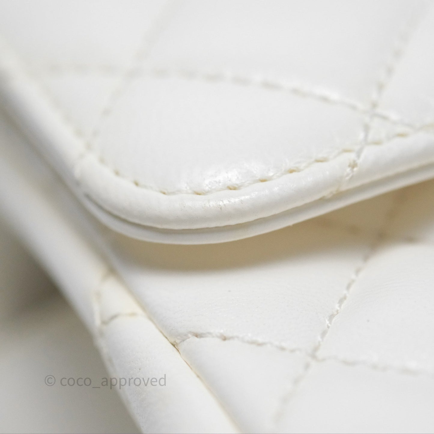 Chanel Crystals Top Handle Mini Rectangular Flap Bag White Lambskin Gold Hardware